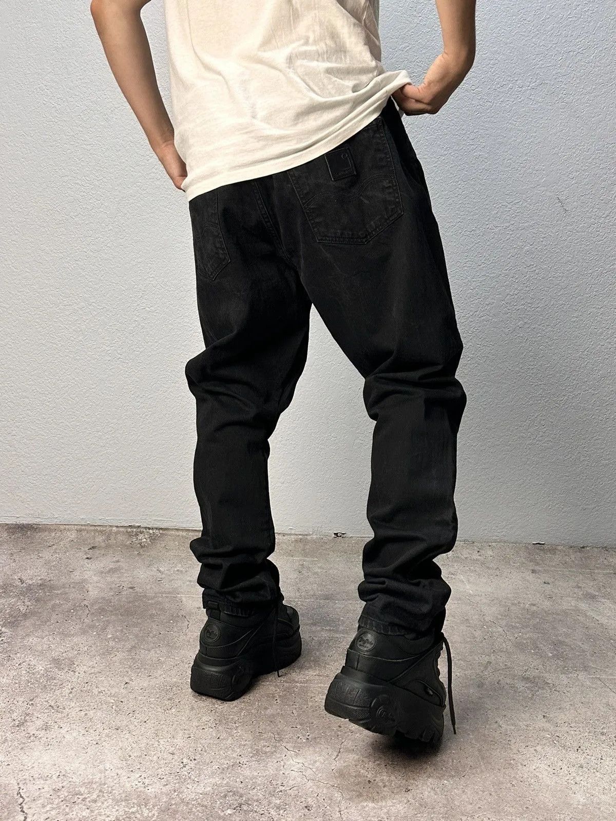 Carhartt 👉 Vintage Carhartt Double Knee Cargo Pants Baggy Y2K Size US 31 - 1 Thumbnail