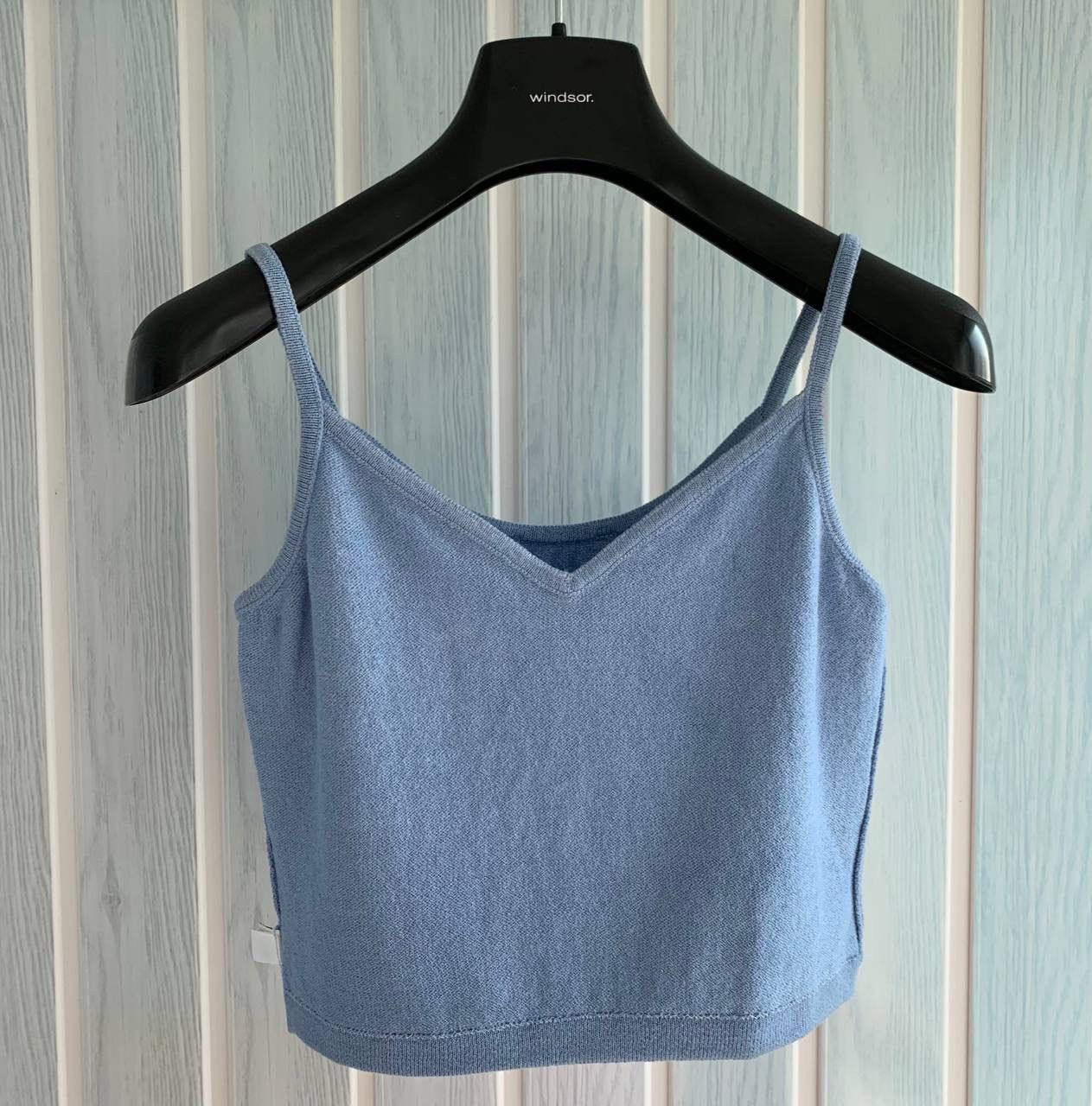 Designer × St. John Vintage St. John USA Women Blue Knit Wool Spaghetti Tank Top Size S / US 4 / IT 40 - 13 Thumbnail