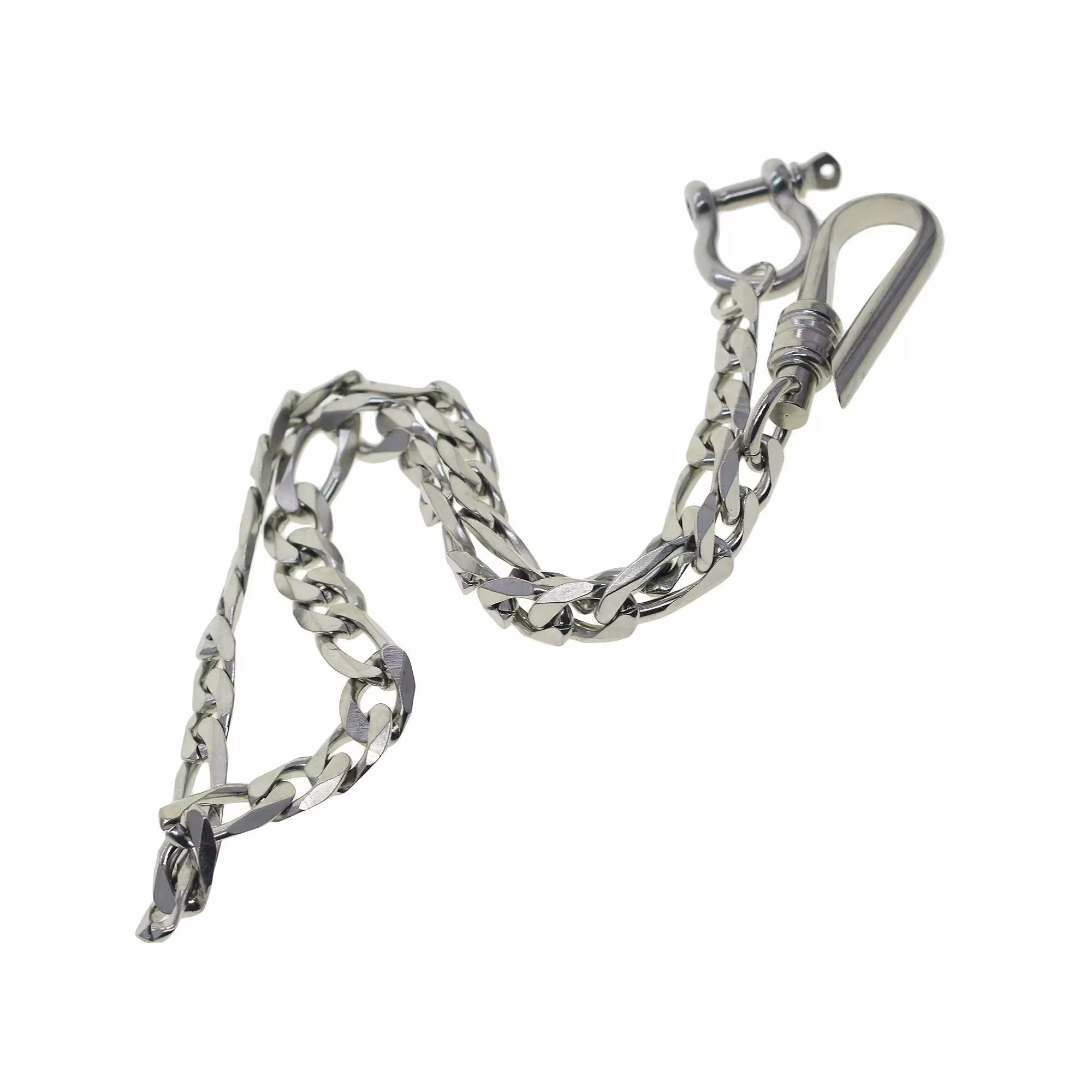 Jewelry Stainless Steel Wallet Pants Chain Size ONE SIZE - 3 Thumbnail
