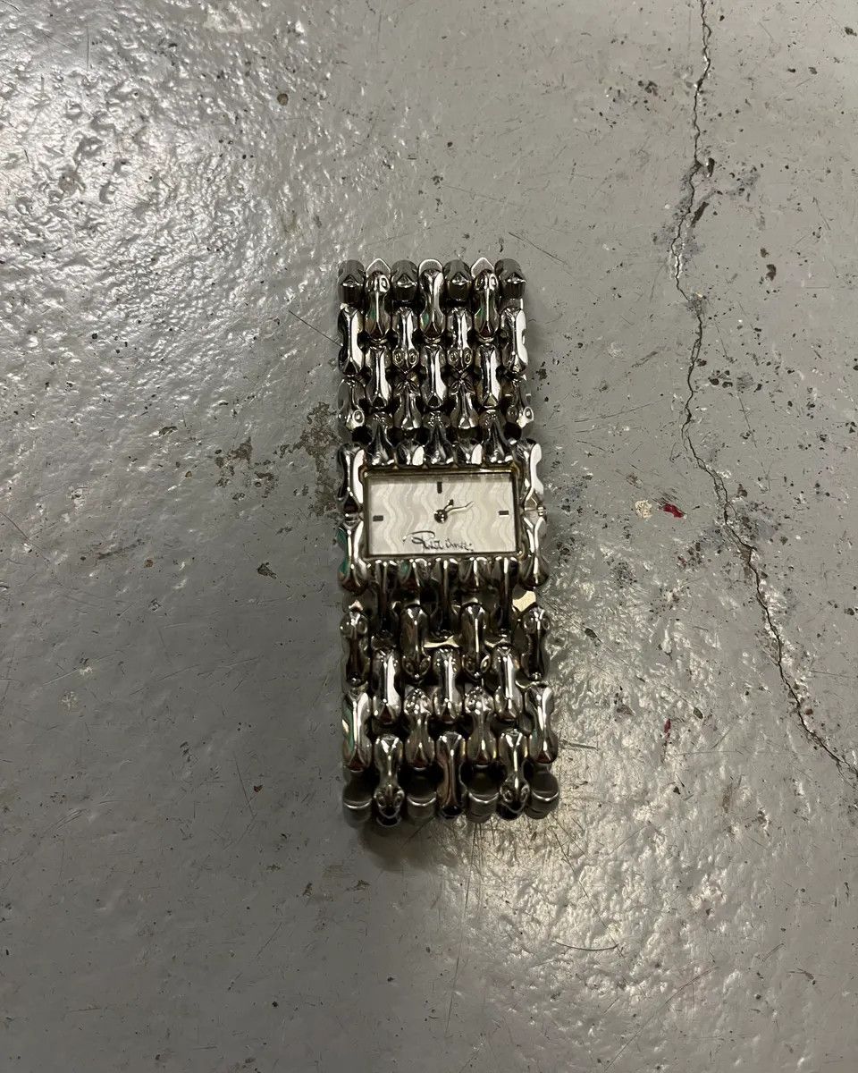 Roberto Cavalli Roberto Cavalli Silver Grey Chain Bracelet Watch Size ONE SIZE - 1 Thumbnail