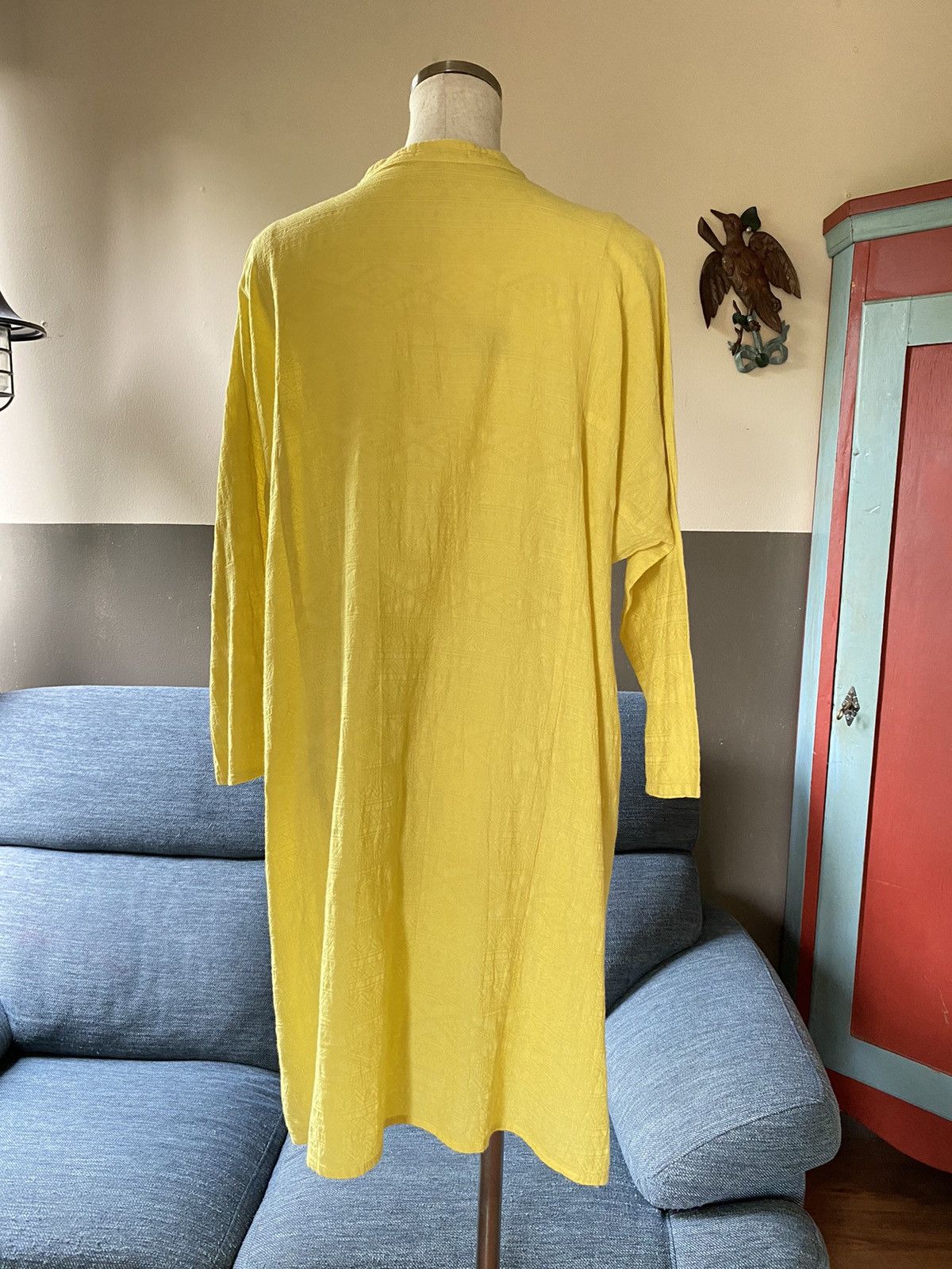 Issey Miyake Plantation Yellow Dress Size M / US 6-8 / IT 42-44 - 12 Thumbnail