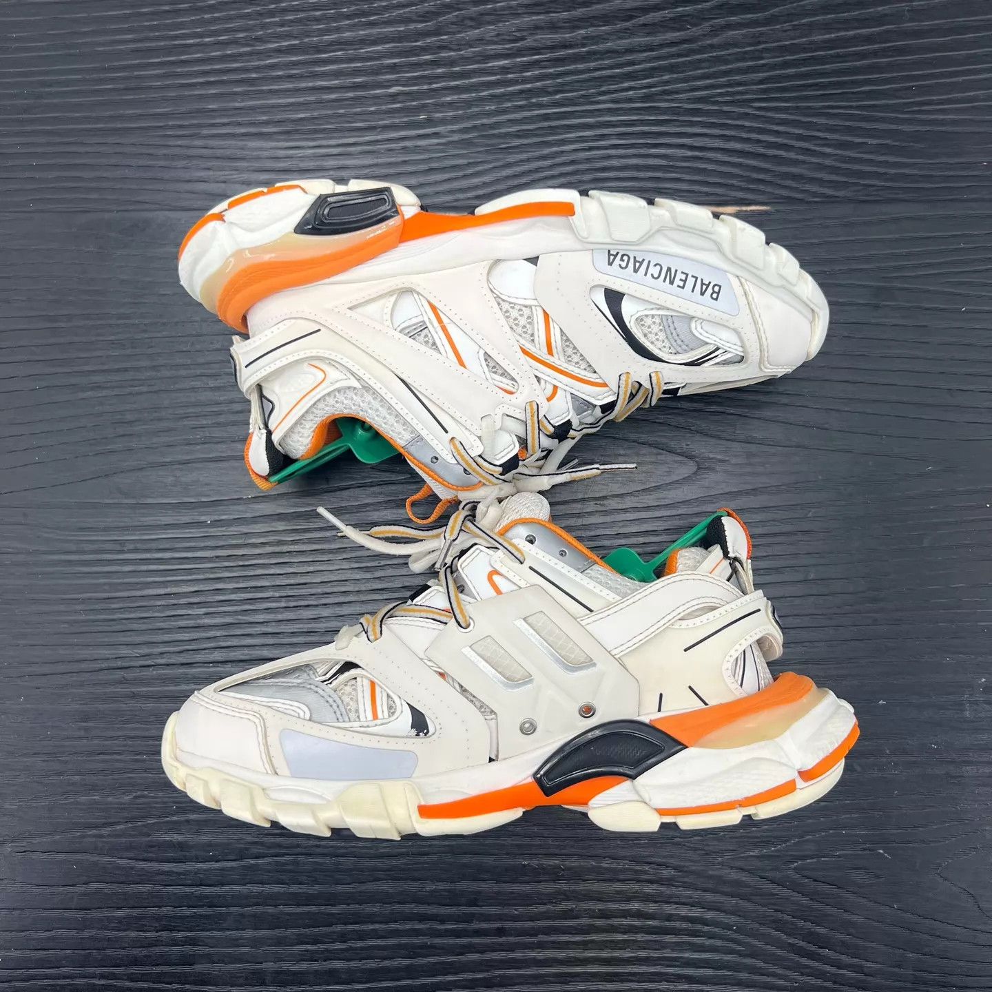 Balenciaga Balenciaga Track White Orange 36 Women's Like New Size US 6 / IT 36 - 2 Thumbnail