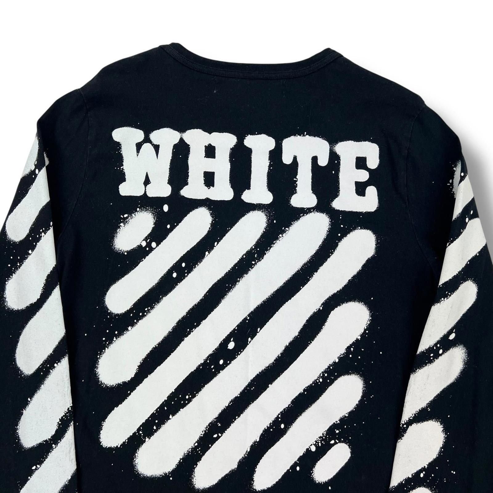 off white スプレー ロンT Off-White White Spray Paint Shirt Off-White