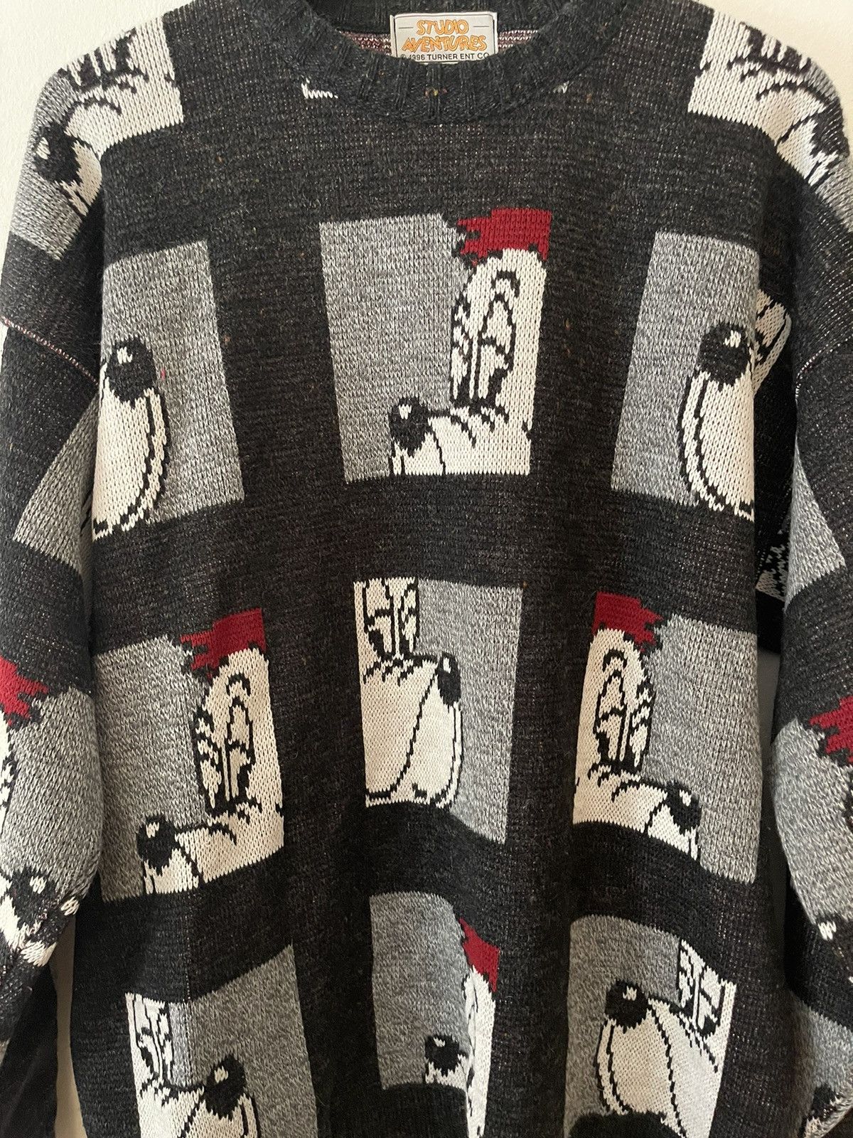 Other Vintage Studio Adventures Droopy 1996 Knit Sweater - Size L Size US L / EU 52-54 / 3 - 2 Thumbnail