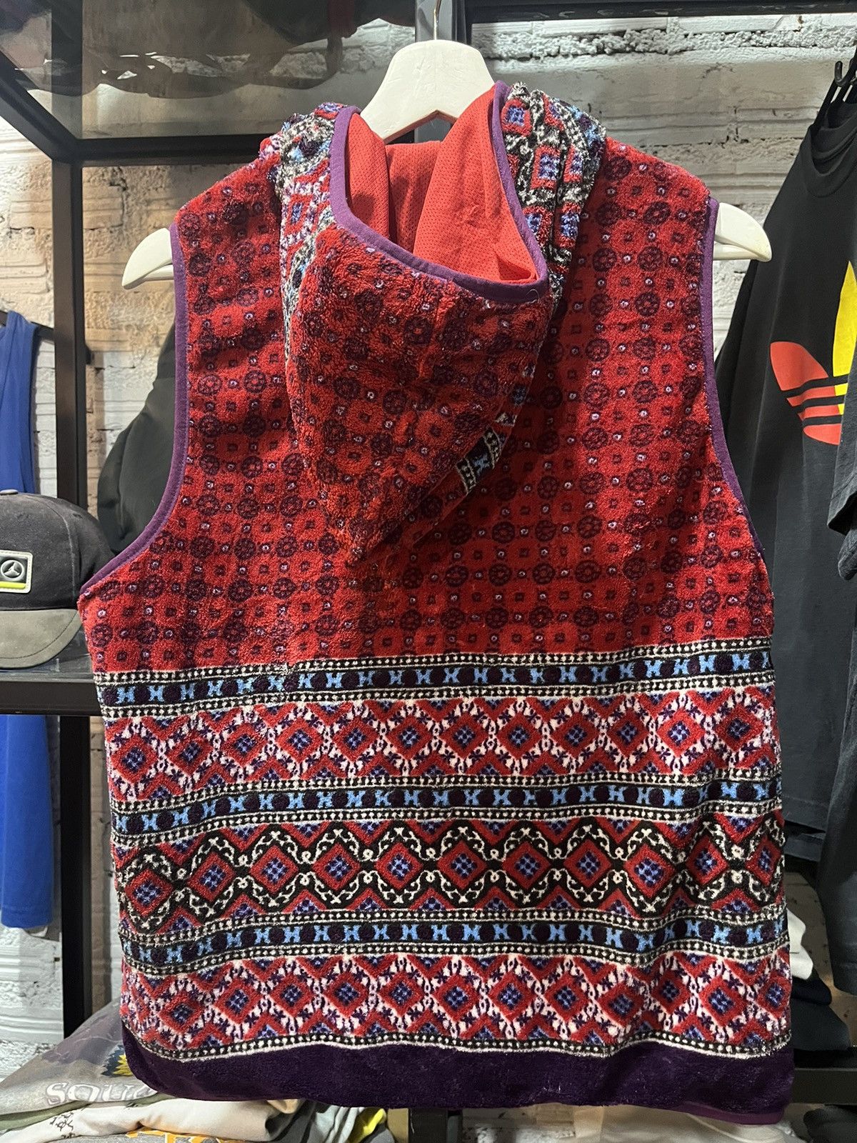 Vintage Titicaca We Are Origin Navajo Hoodie Vest 90s Size US L / EU 52-54 / 3 - 2 Thumbnail