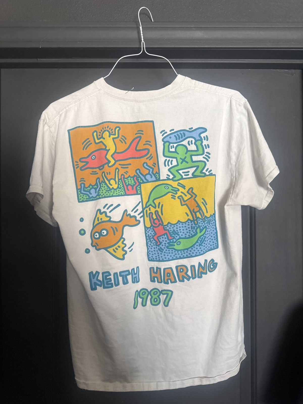 Keith Haring Keith Haring Circa 1987 Tee Size US L / EU 52-54 / 3 - 1 Thumbnail