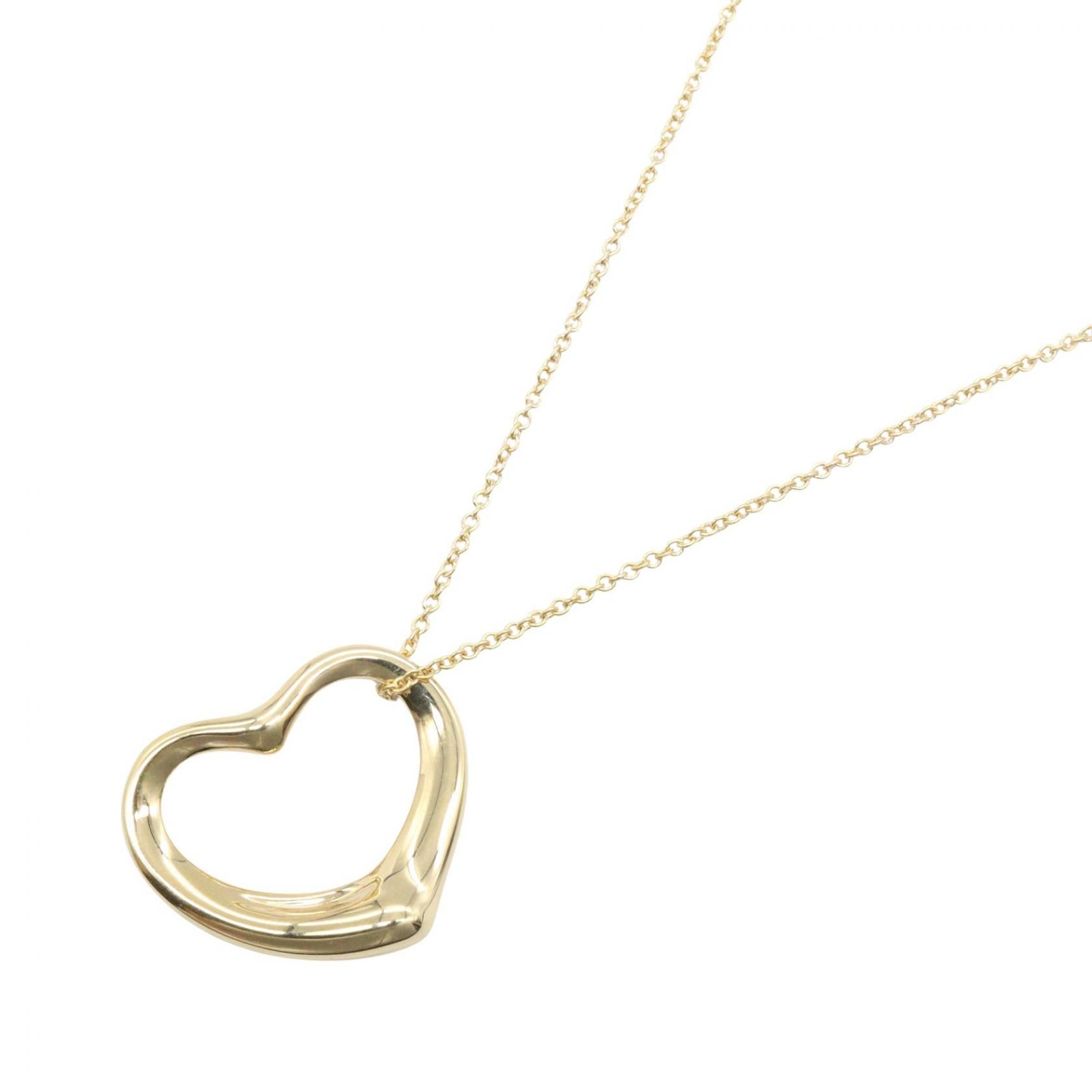 Tiffany & Co. Tiffany & Co. Tiffany & Co. Open Heart Au750 Necklace Precious Metal Necklace DUTY FREE for USA Size ONE SIZE - 1 Thumbnail