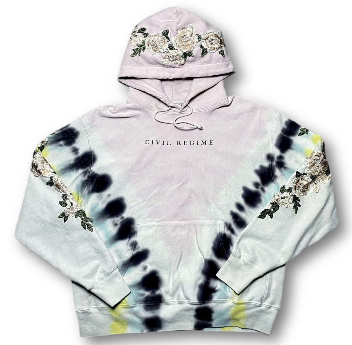 Civil Regime Civil Regime Embroidered Flower Hoodie Size US XL / EU 56 / 4 - 3 Thumbnail