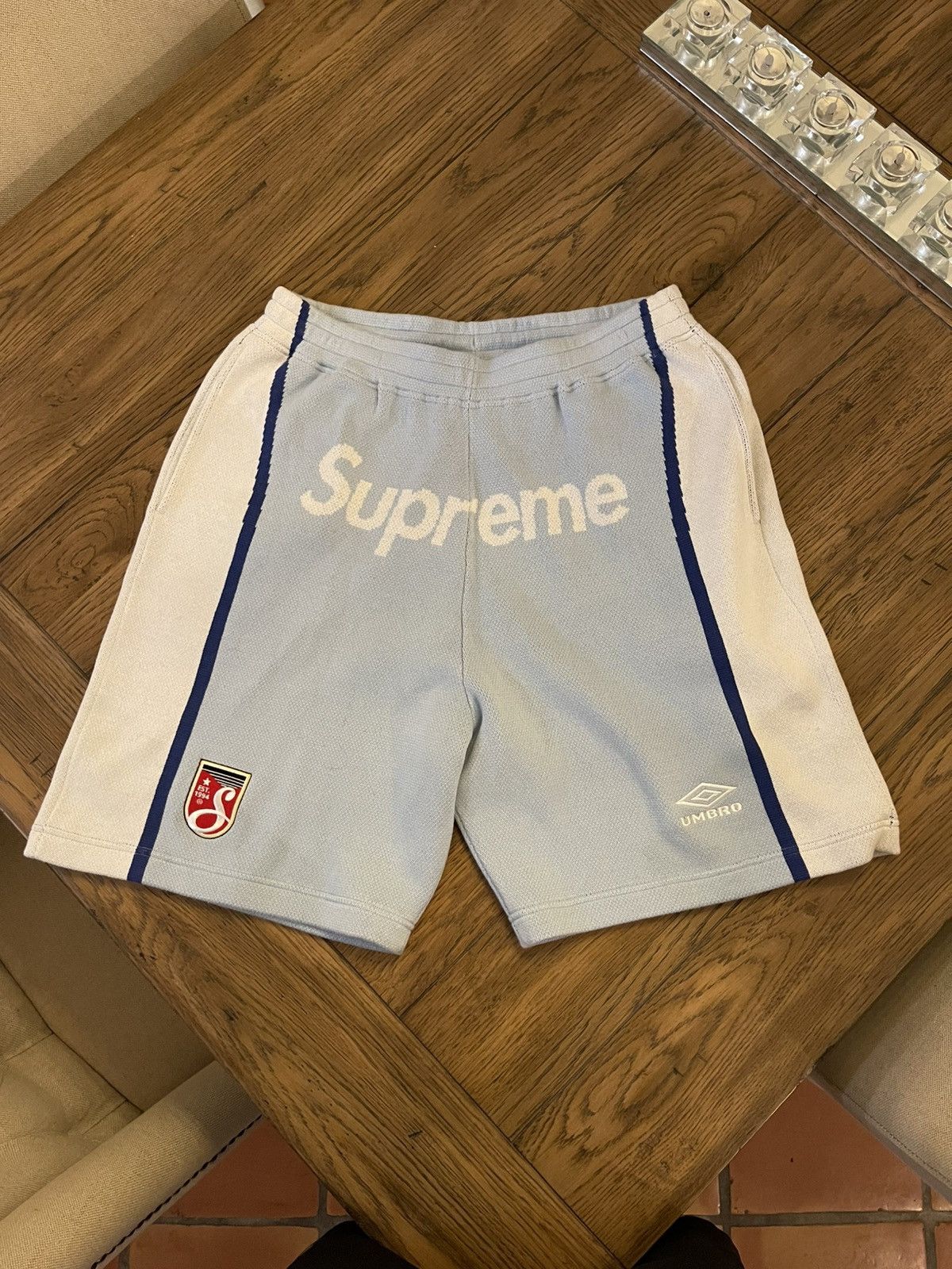 Supreme × Umbro Supreme Umbro Knit Soccer Short | Grailed