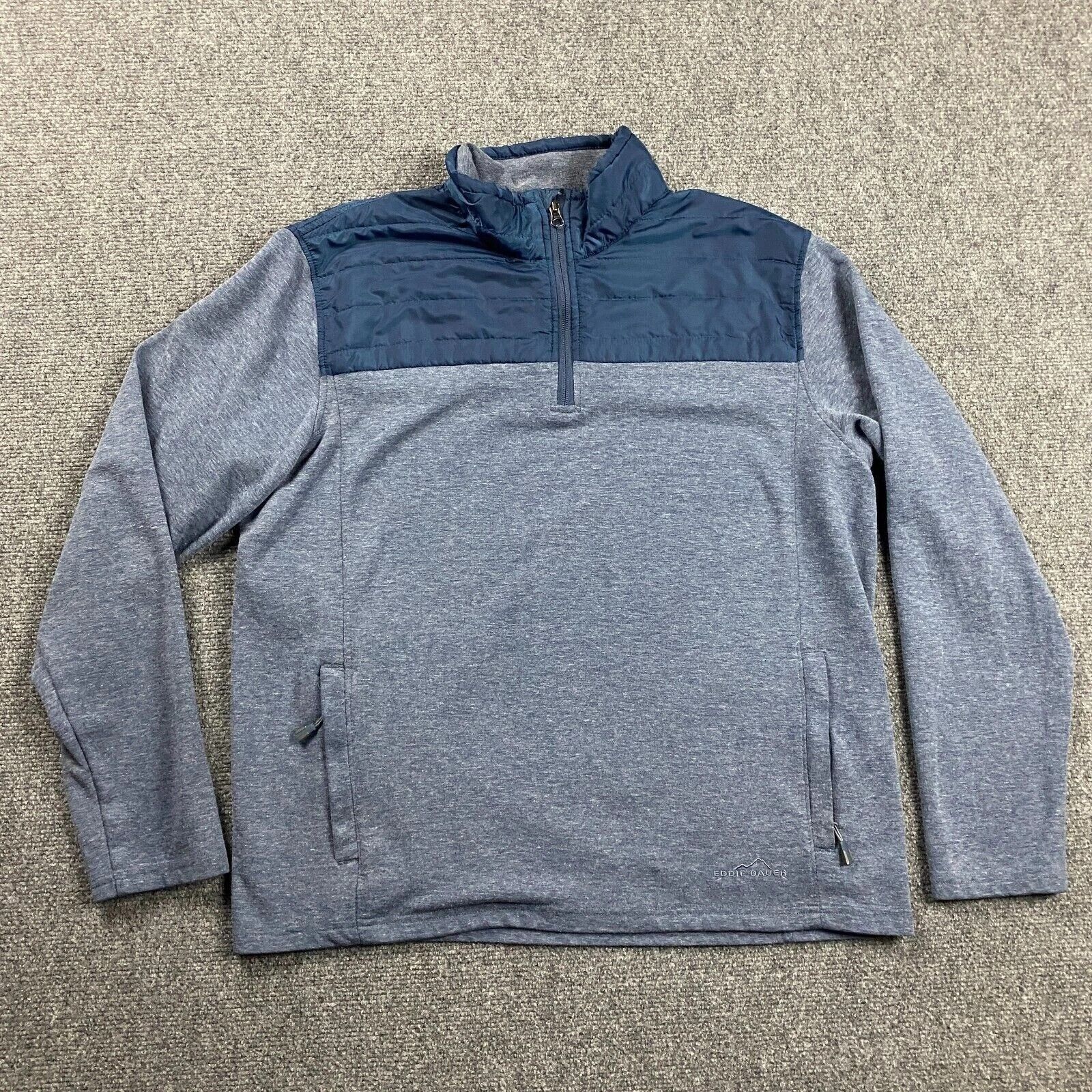 Eddie Bauer Eddie Bauer 1/4 Zip Pullover Mens L Front Pockets Polyester Size US L / EU 52-54 / 3 - 1 Thumbnail