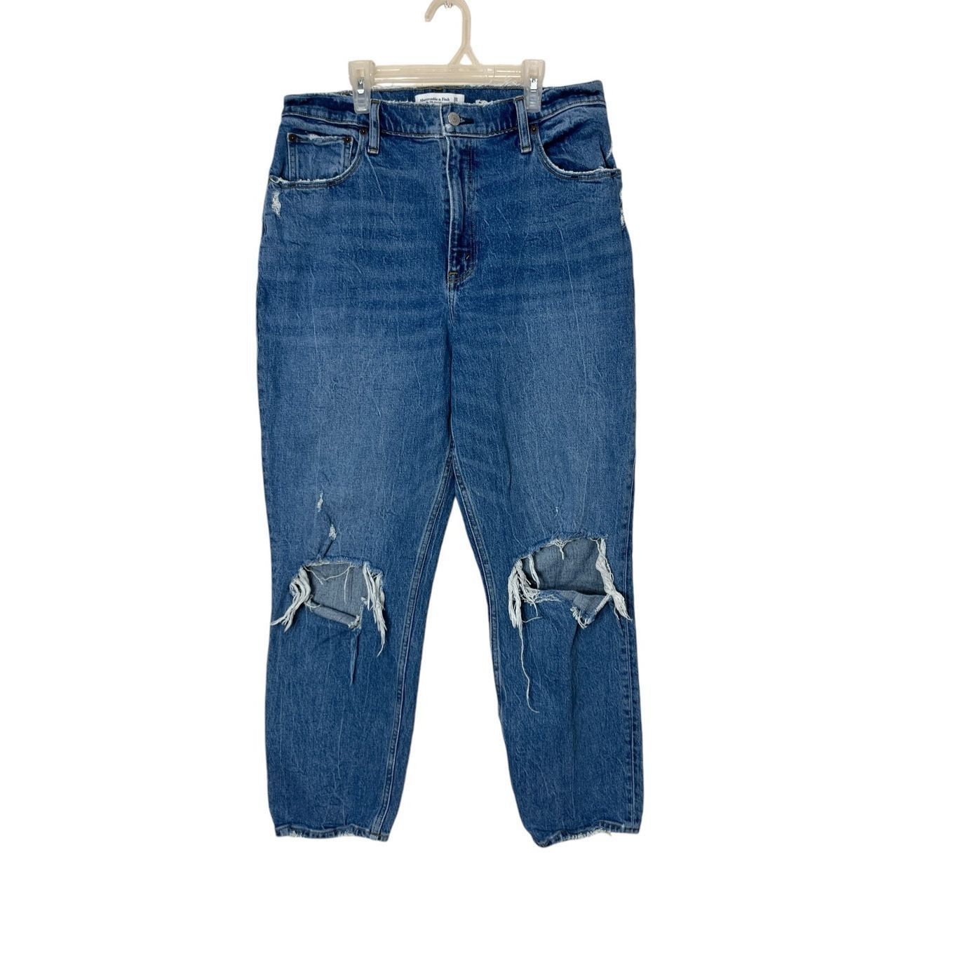 Abercrombie & Fitch Abercrombie & Fitch Curve Love Ultra High Rise 90s Straight Size 36" / US 14 / IT 50 - 1 Thumbnail