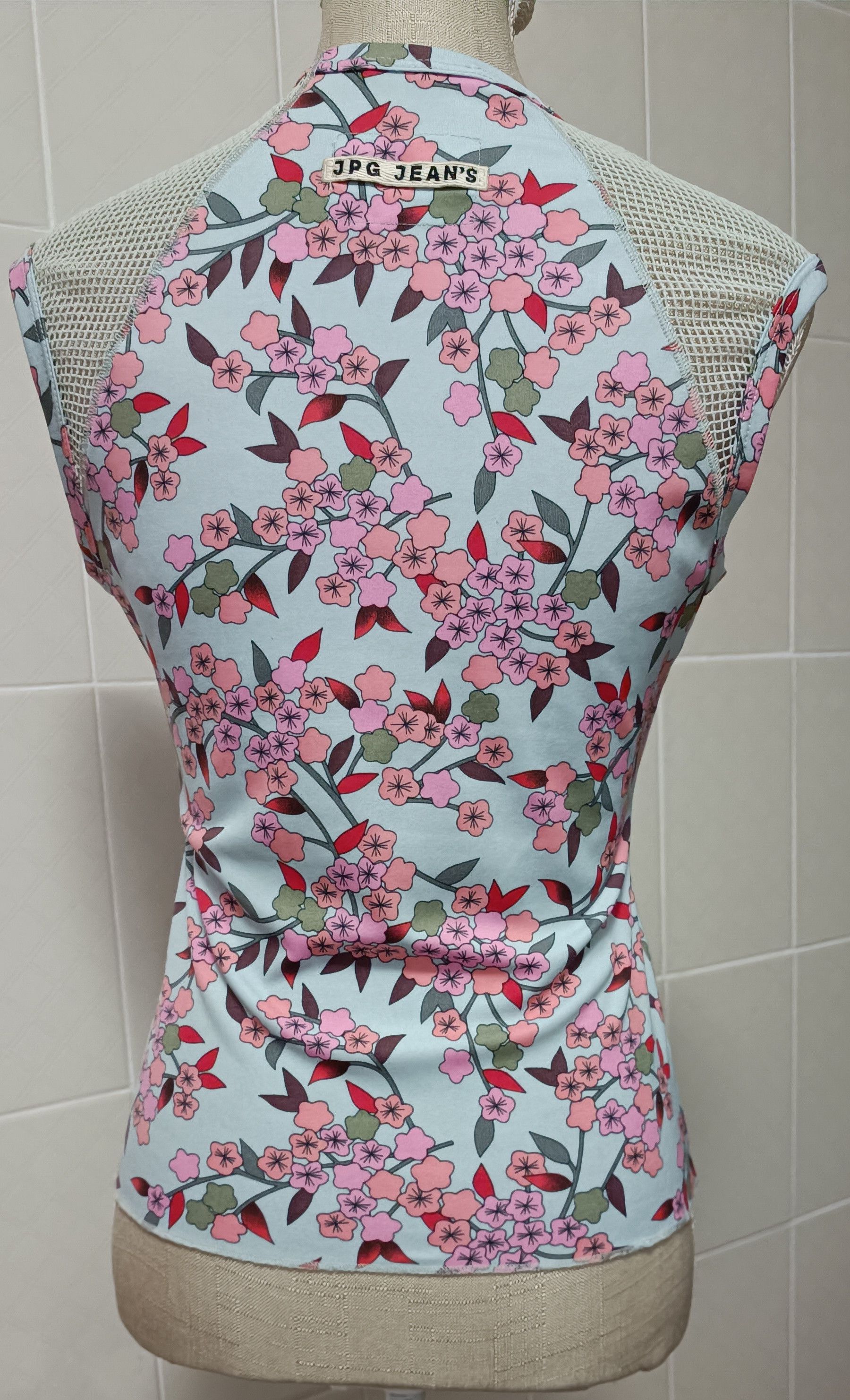 Jean Paul Gaultier Spring 2001 - Flower tank top - JPG Jeans Size M / US 6-8 / IT 42-44 - 23 Thumbnail