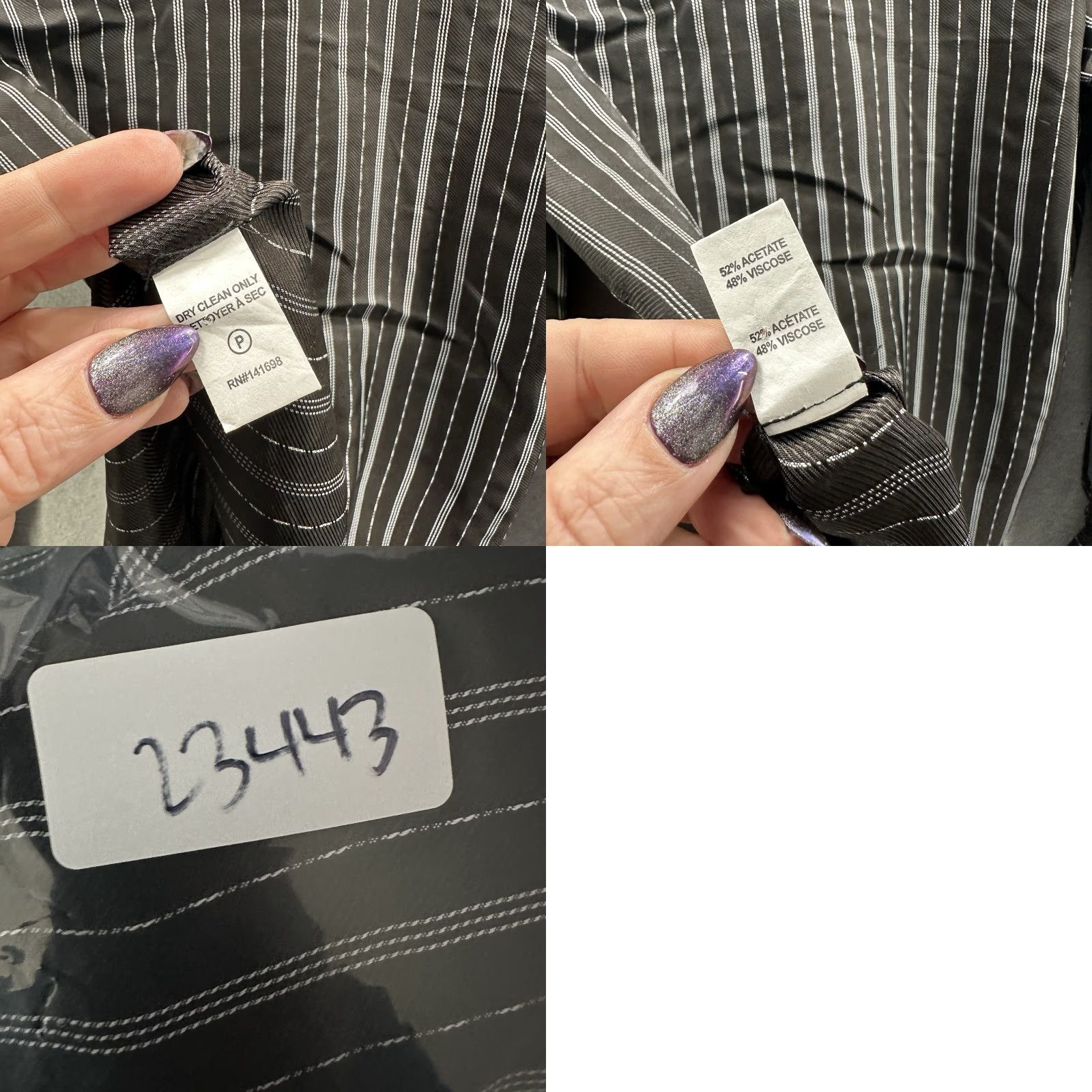 Ramy Brook Ramy Brook Button Front Shirt Womens XS Black Pockets Quiet Luxury Satin Ramie Button-Up Shirt XS Womens Black Pockets Quiet Luxury 90s? Size XS / US 0-2 / IT 36-38 - 9 Thumbnail