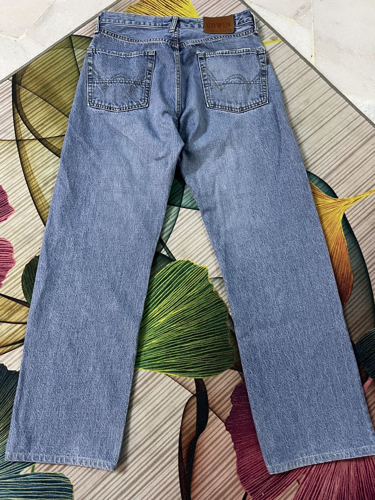 Edwin × If Six Was Nine × Japanese Brand Vintage Edwin 505X Selvedge Baggy Jeans Japan Size US 30 / EU 46 - 8 Thumbnail