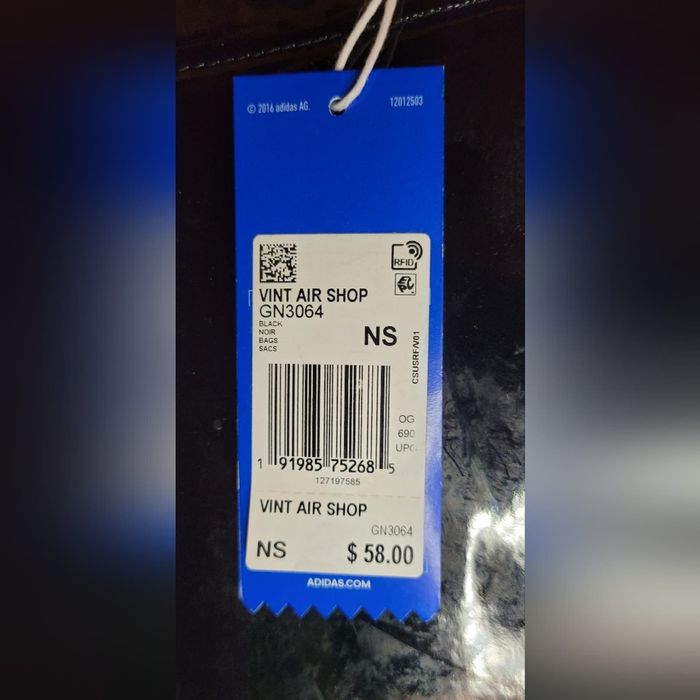 Adidas Adidas Vintage Airliner Luxe Shopper Bag Black Grailed