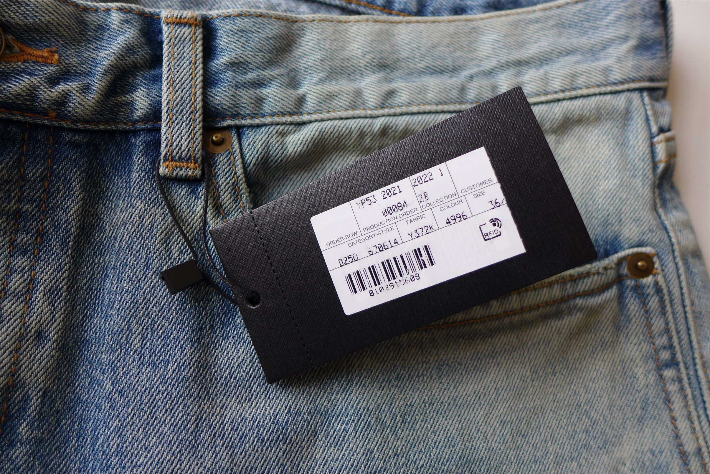 Saint Laurent Paris Saint Laurent Etienne Jeans - Washed Blue Denim Size US 36 / EU 52 - 16 Thumbnail