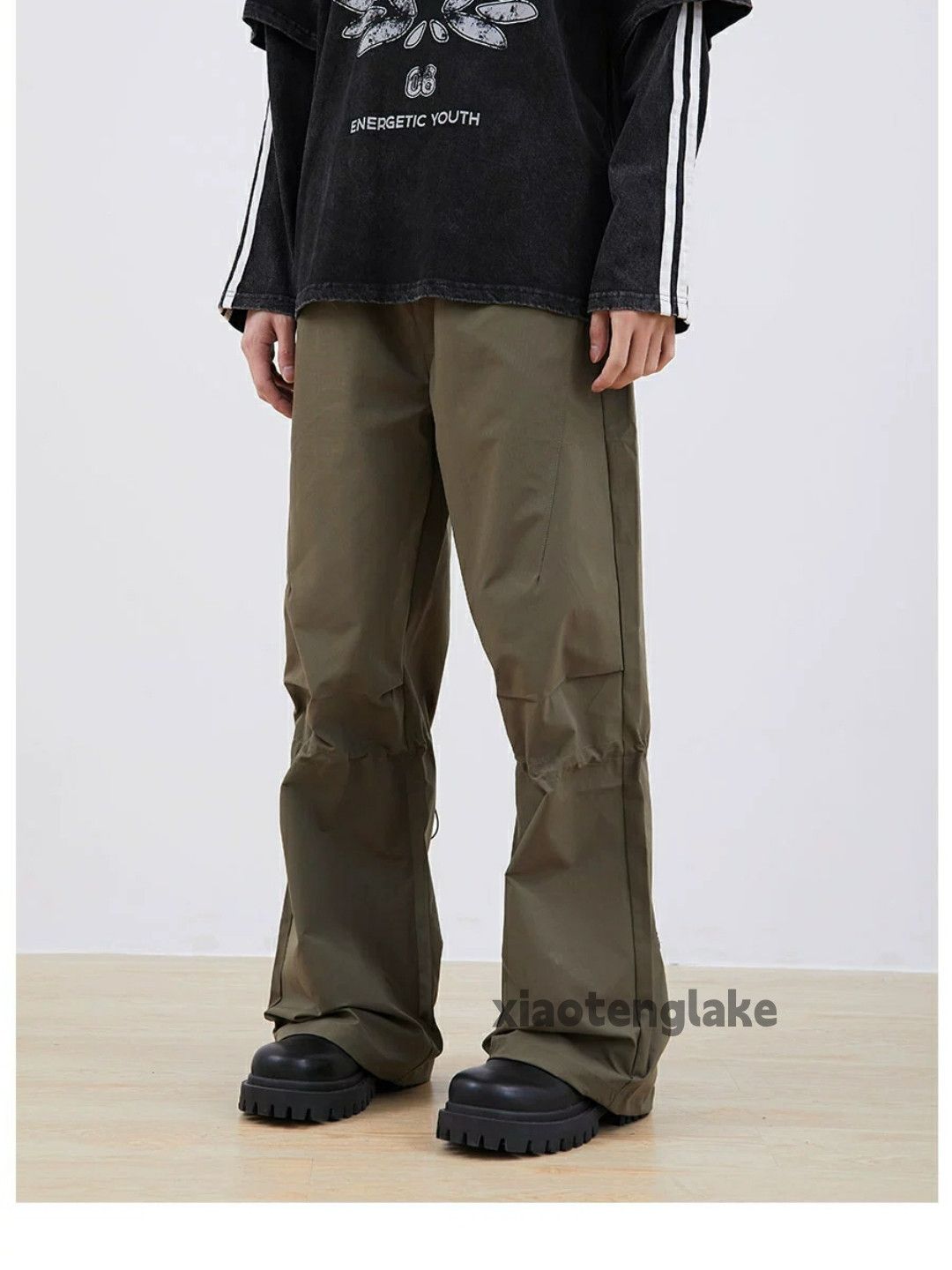 Designer × Japanese Brand × Vintage outdoor sports utility pleated loose baggy pants Size US 32 / EU 48 - 1 Thumbnail