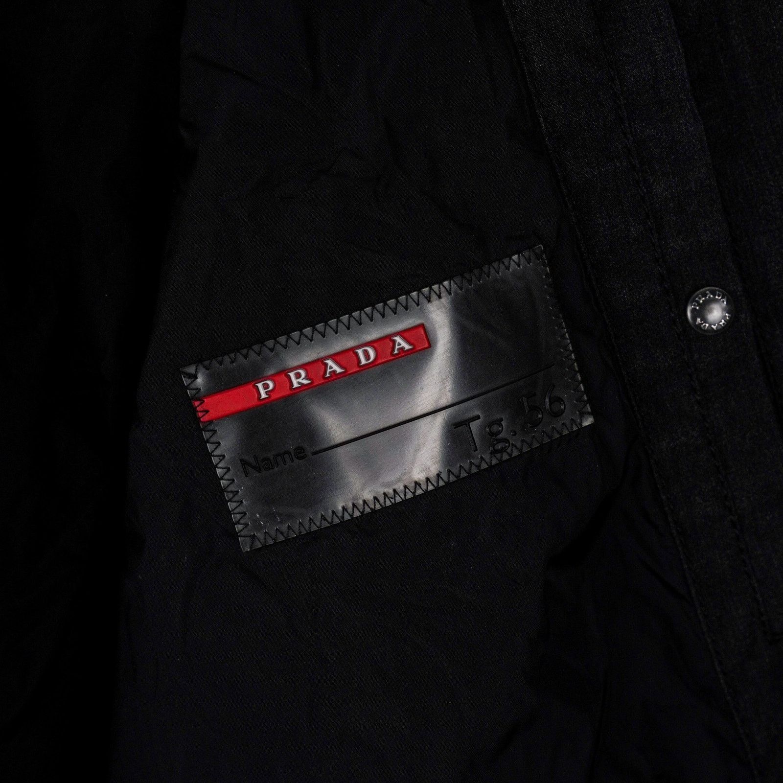 Prada Prada Linea Rossa Gray Tab Logo Kevlar Tech Coat Jacket Size US XL / EU 56 / 4 - 12 Thumbnail