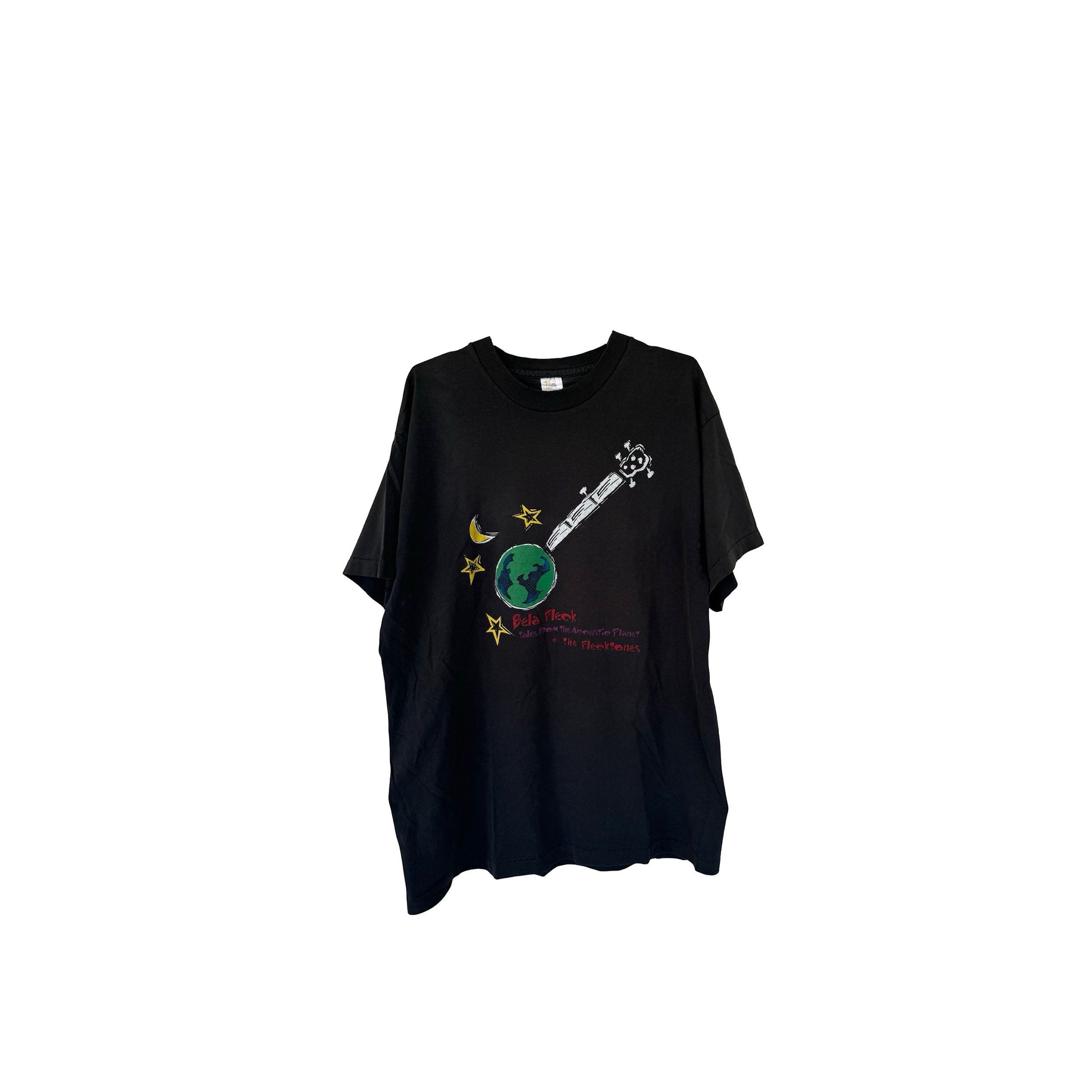 Vintage Bella Fleck Accoustic Planet Tee Size US XL / EU 56 / 4 - 1 Thumbnail