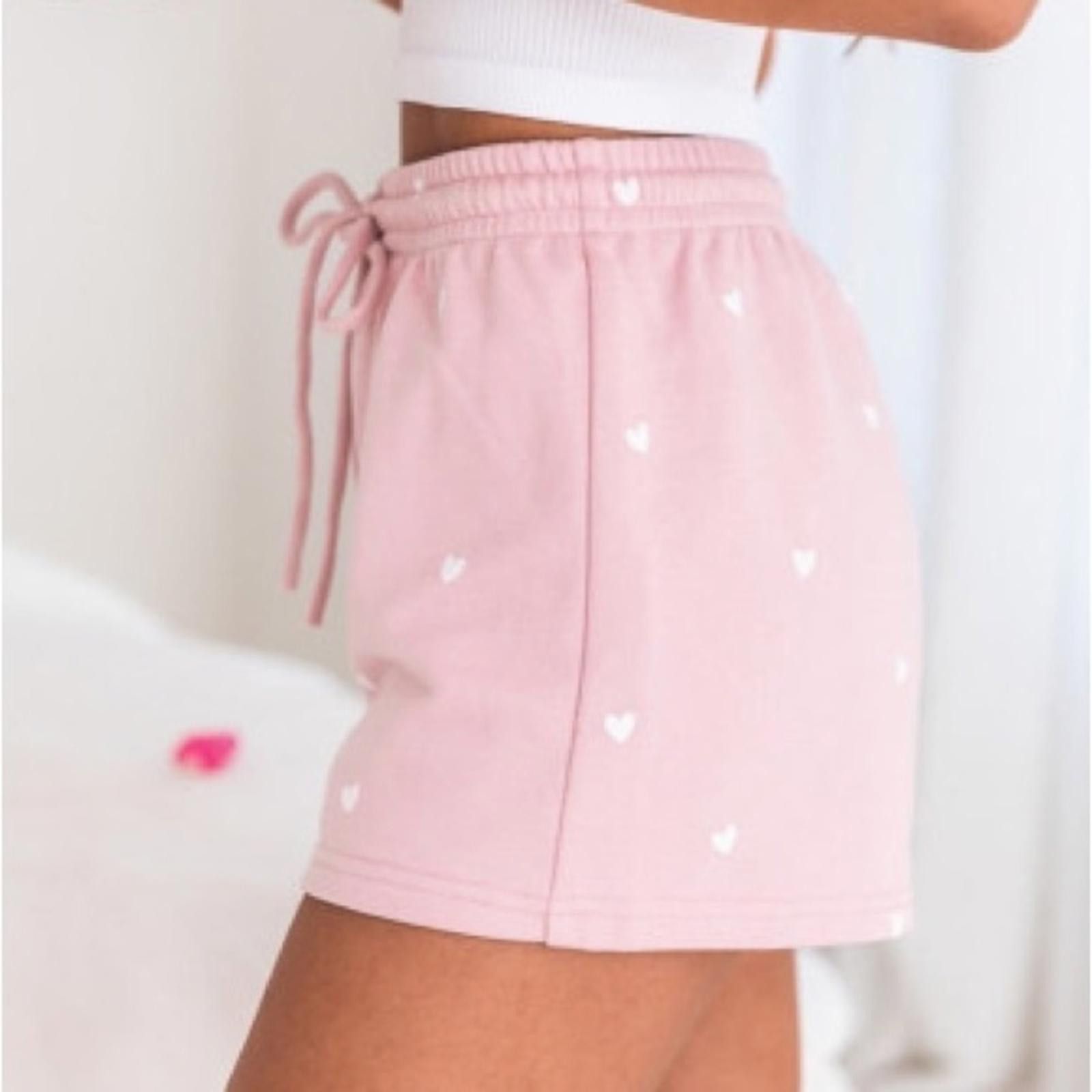 Designer Pink Lounge Shorts NWT​​​​​​ Size ONE SIZE - 3 Thumbnail