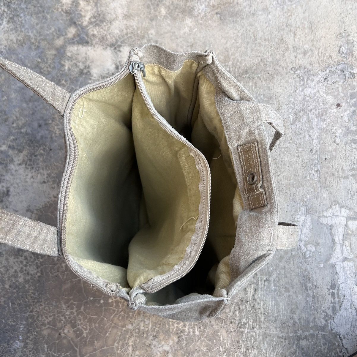 Tete Homme Tete Homme Issey Miyake Suede Leather Tote Bag Size ONE SIZE - 6 Thumbnail