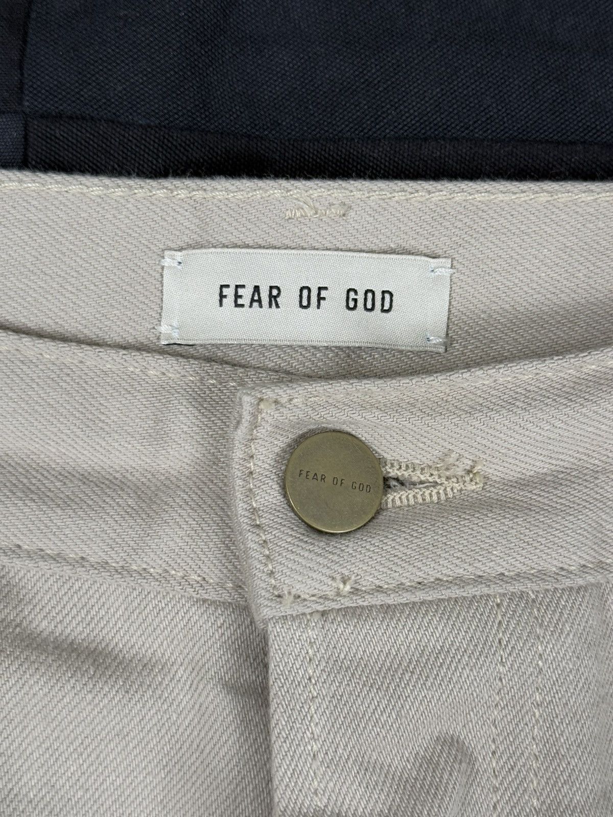 Fear of God Eternal Khaki Denim Pants Size US 36 / EU 52 - 3 Thumbnail