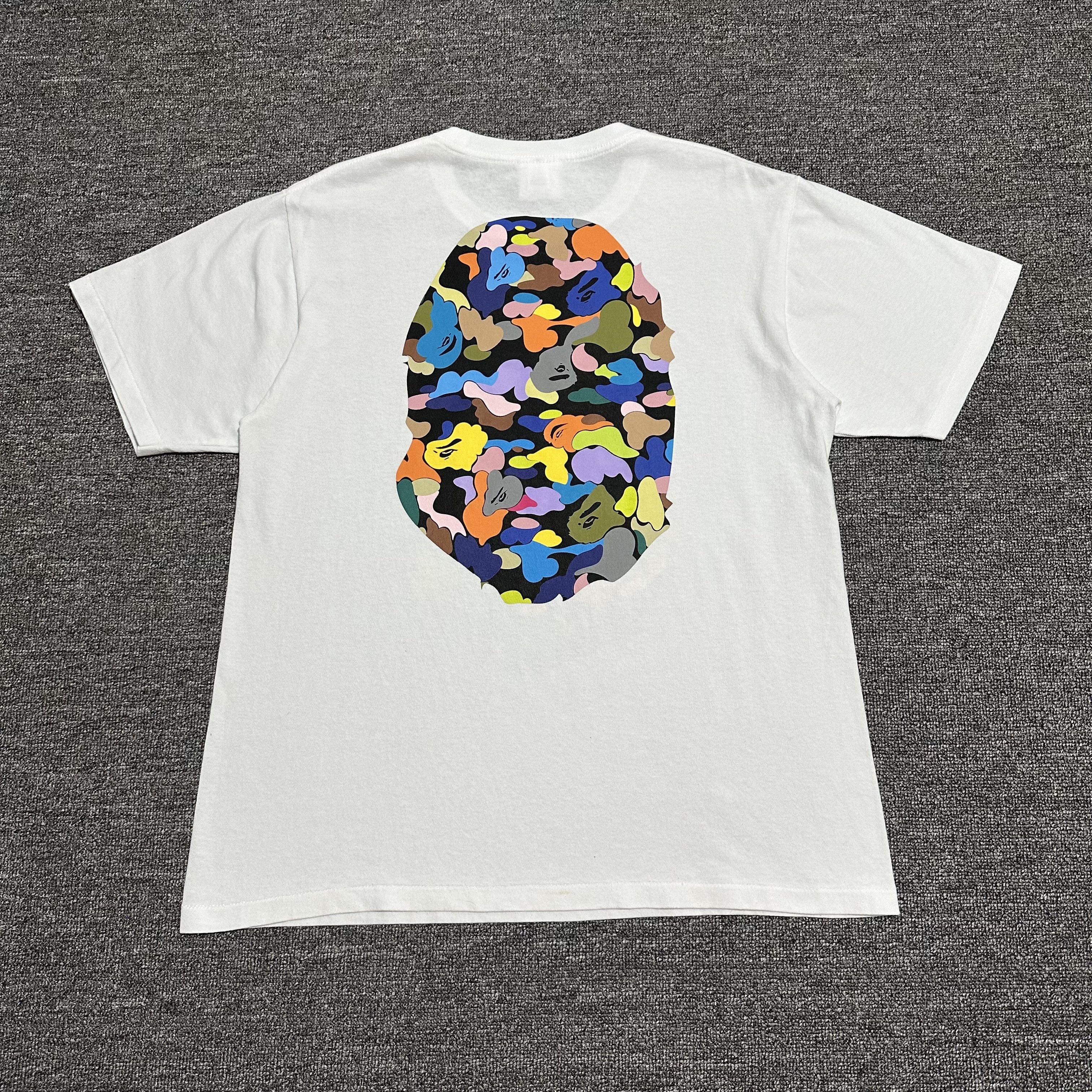 Bape Multi Camo Big Ape Head Tee Size US M / EU 48-50 / 2 - 2 Thumbnail