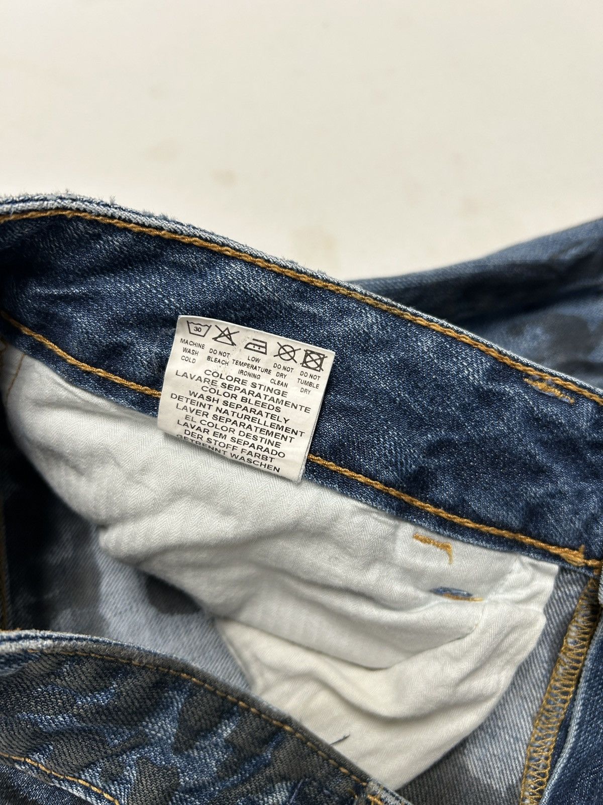 Jean Paul Gaultier 2000s Studded Distressed Denim Size US 31 - 7 Thumbnail
