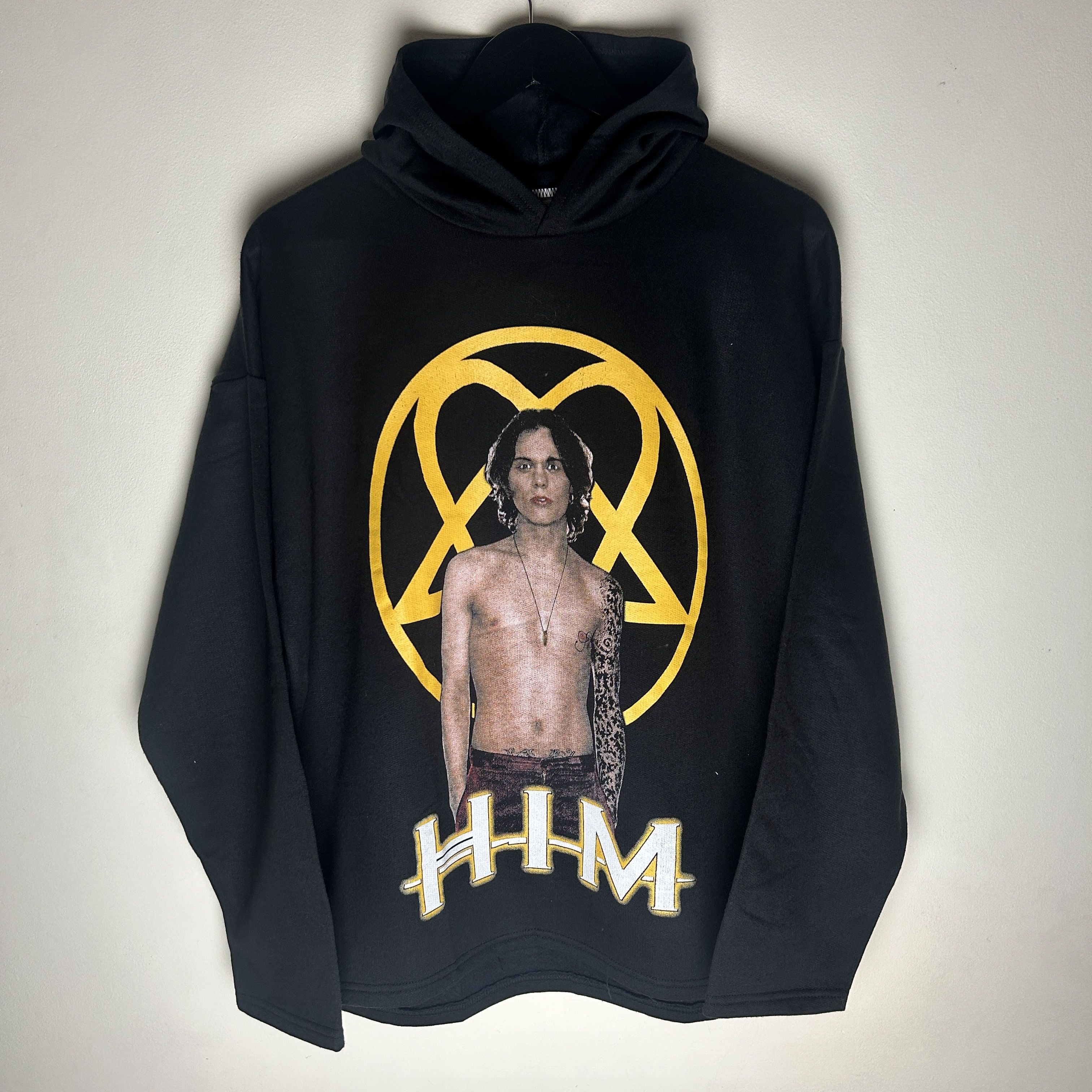 Band Tees Vintage HIM Ville Valo Band Hoodie Size US L / EU 52-54 / 3 - 1 Thumbnail