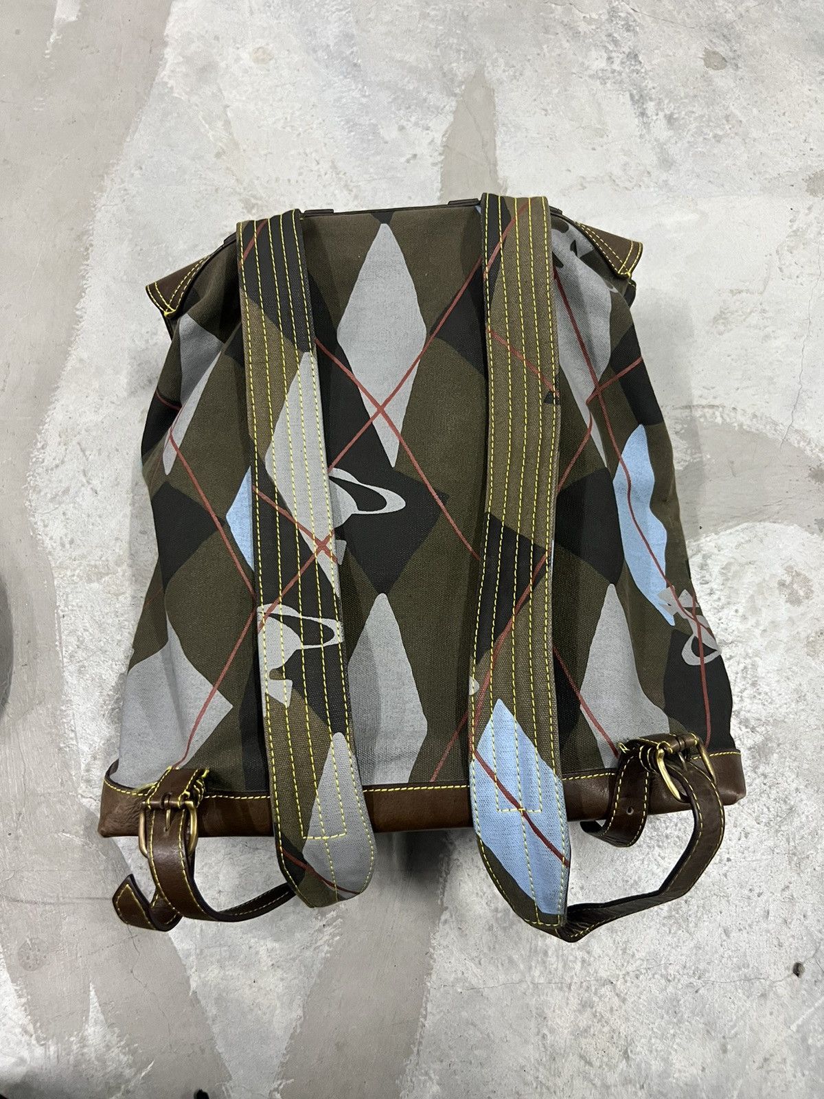 Vivienne Westwood Vivienne Westwood Africa Harlequin Steamer Rucksack. Size ONE SIZE - 3 Thumbnail