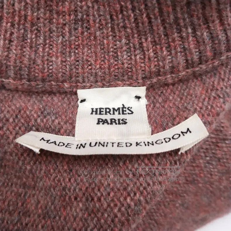 Hermes Hermes Cashmere Solid Color Round Neck Sweater Size XXS / US 00 / IT 34 - 7 Thumbnail