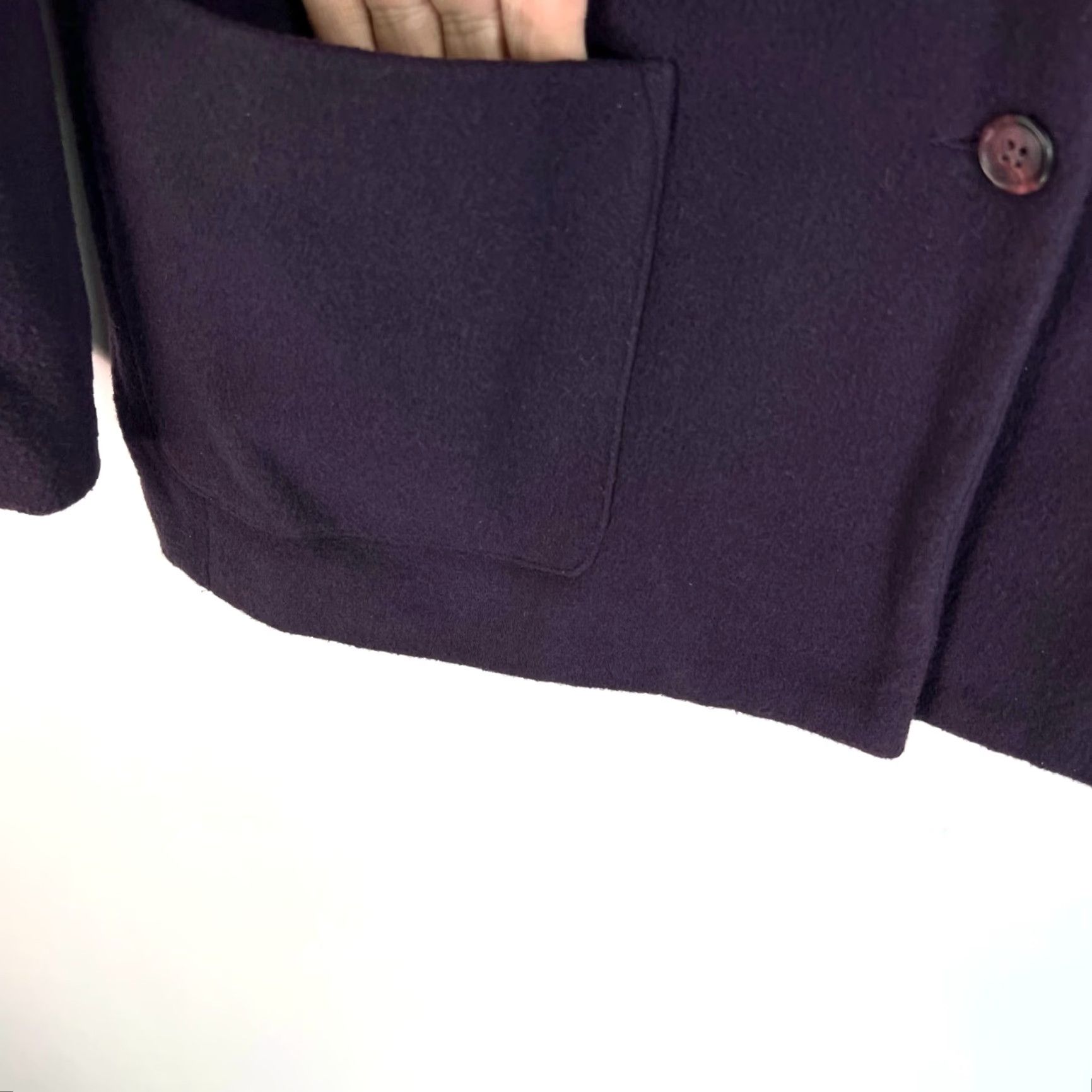 Orvis VINTAGE Orvis Blazer Jacket Women M Purple Wool Blend 80s 90s Classic Outdoor Nature Size M / US 6-8 / IT 42-44 - 5 Thumbnail