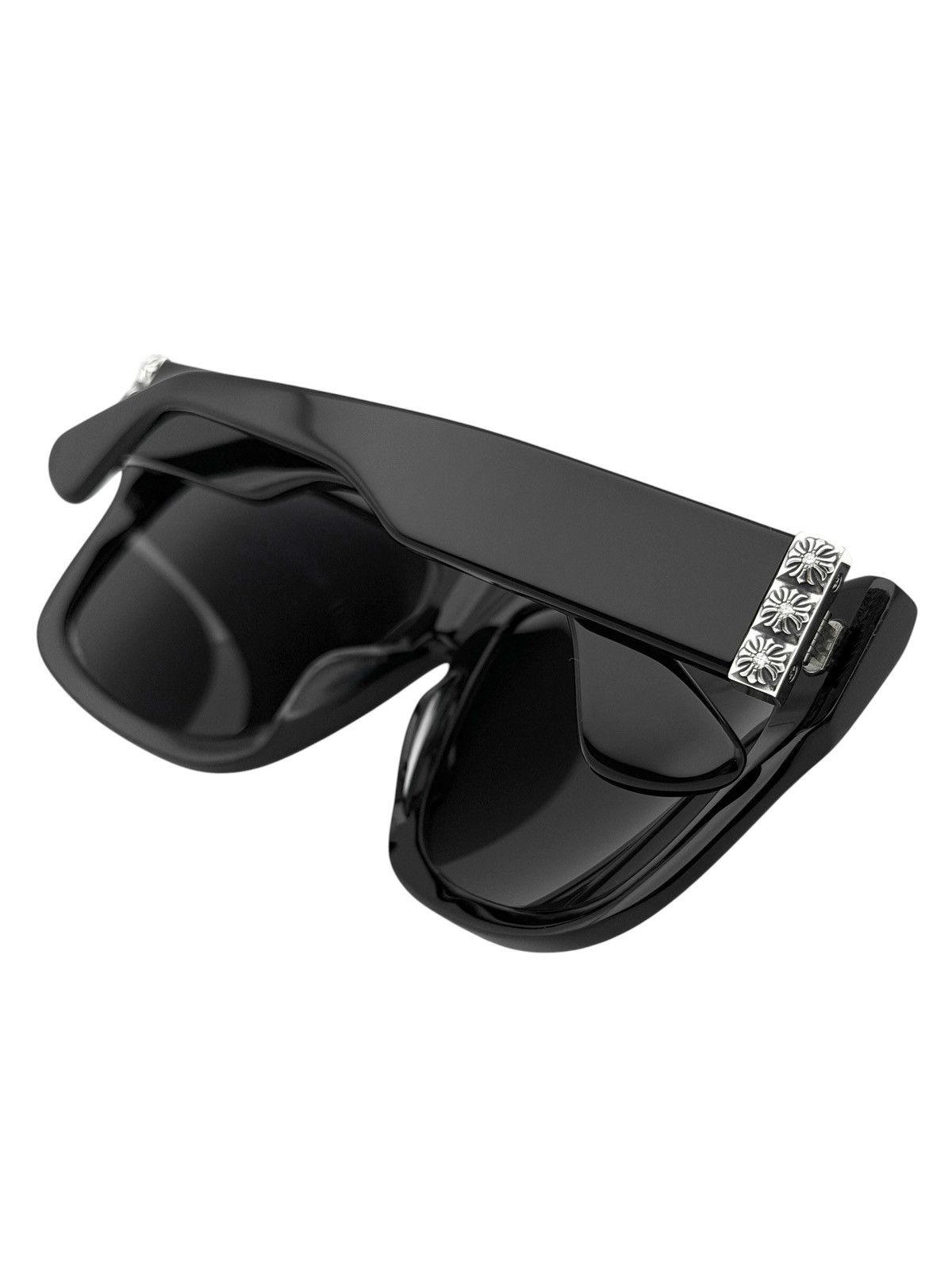 Chrome Hearts Factory Diamond Chrome Hearts "SLHORE" Sunglasses Size ONE SIZE - 12 Thumbnail