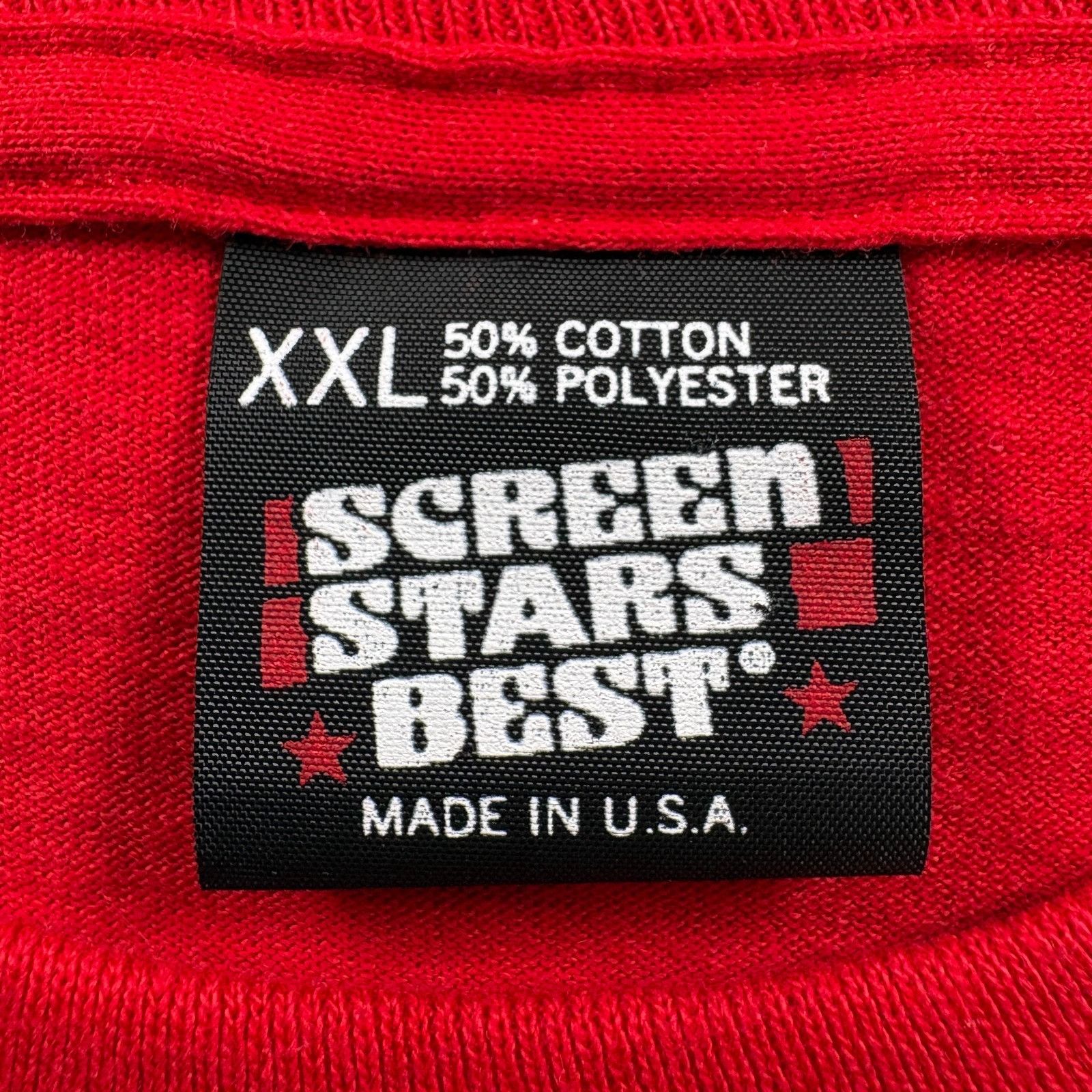 Other Screen Stars Best Vintage Blank Red T Shirt XXL USA Single S Size US XXL / EU 58 / 5 - 2 Thumbnail