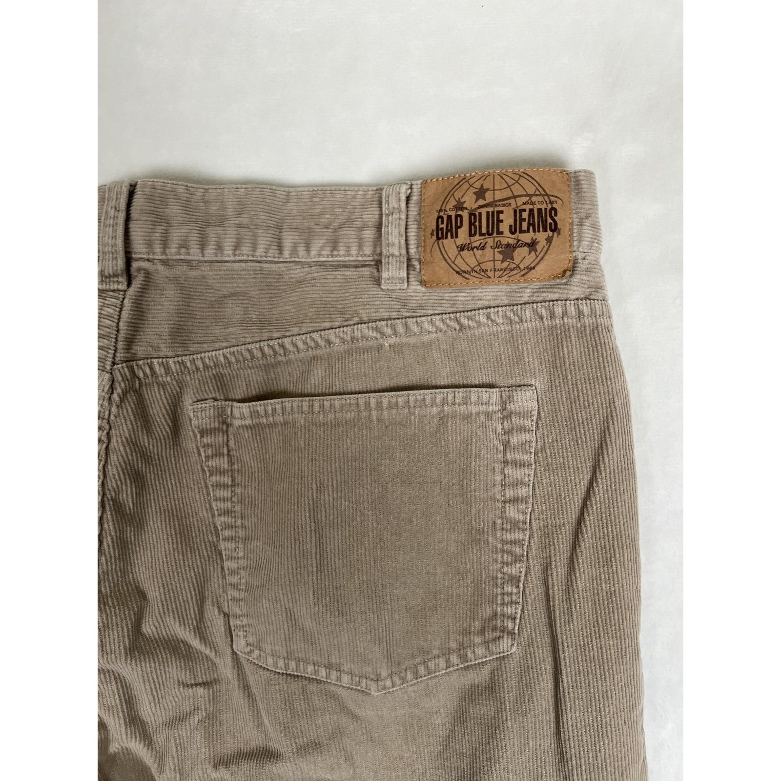 Gap Vintage Gap Corduroy Boot Fit Bootcut Pants Mens 34x30 Beige Size US 34 / EU 50 - 6 Thumbnail