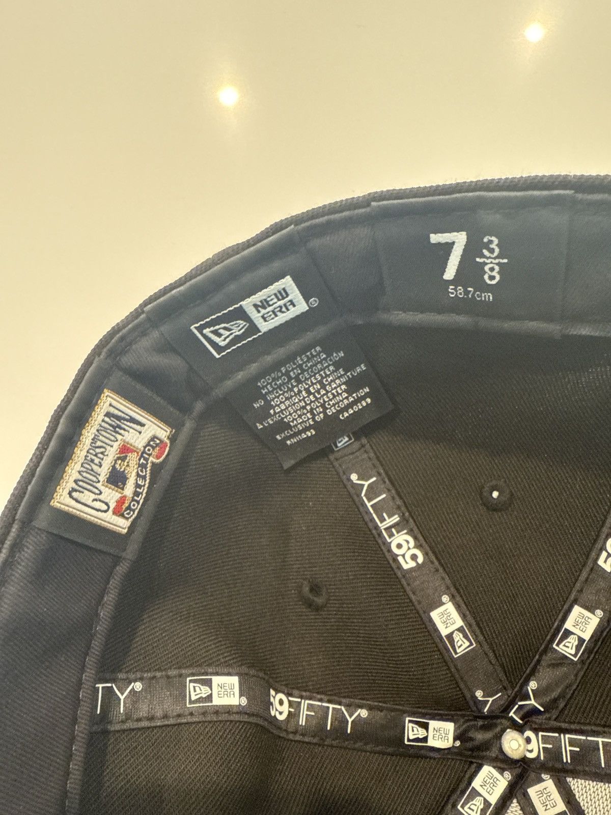 Black Yankees New York fitted 3/8