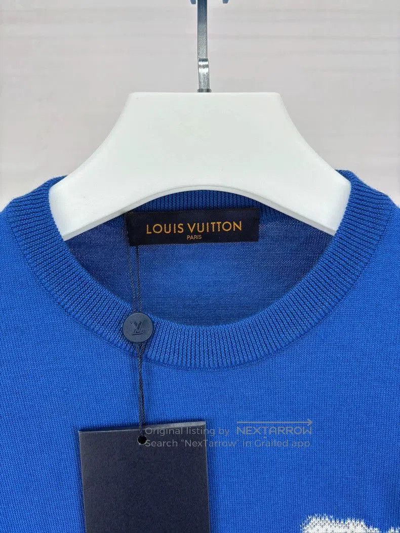 Louis Vuitton Louis Vuitton Blue Cloud Print Knit Tee. Size US M / EU 48-50 / 2 - 4 Thumbnail