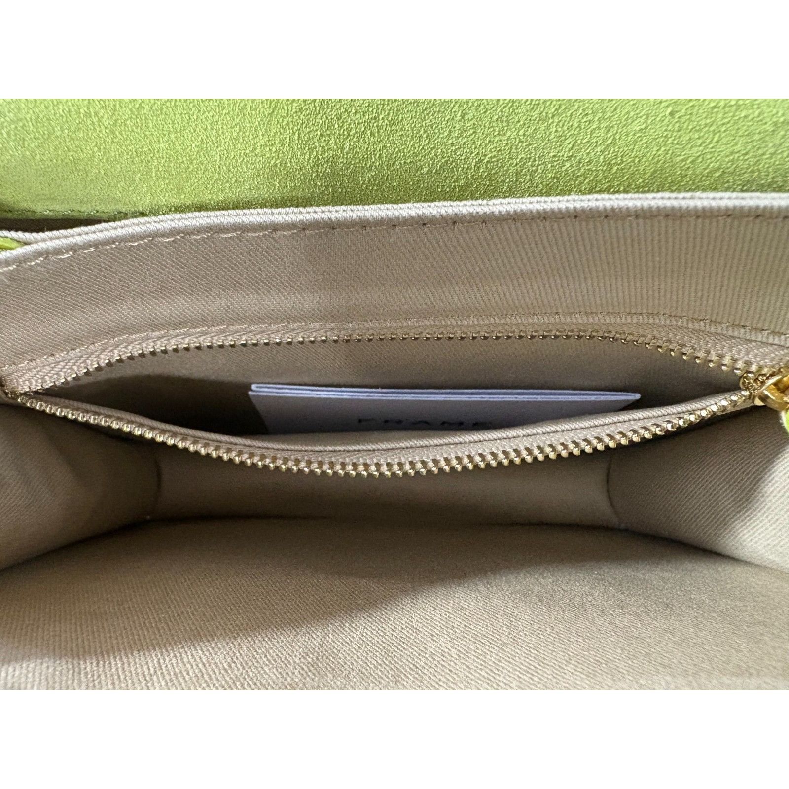 Frame FRAME Le Signature Mini leather crossbody Bag color Chartreu Size ONE SIZE - 12 Thumbnail