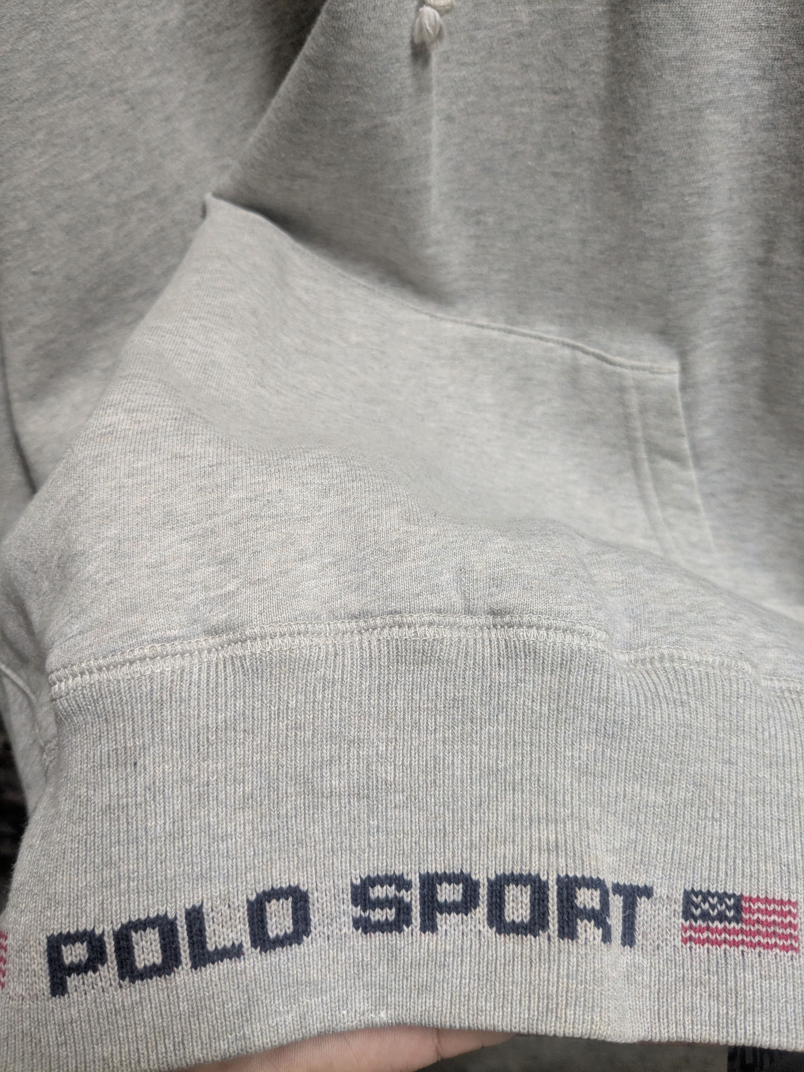 Polo Ralph Lauren polo Ralph Lauren polo sport vintage hoodie pullover Size US L / EU 52-54 / 3 - 8 Thumbnail