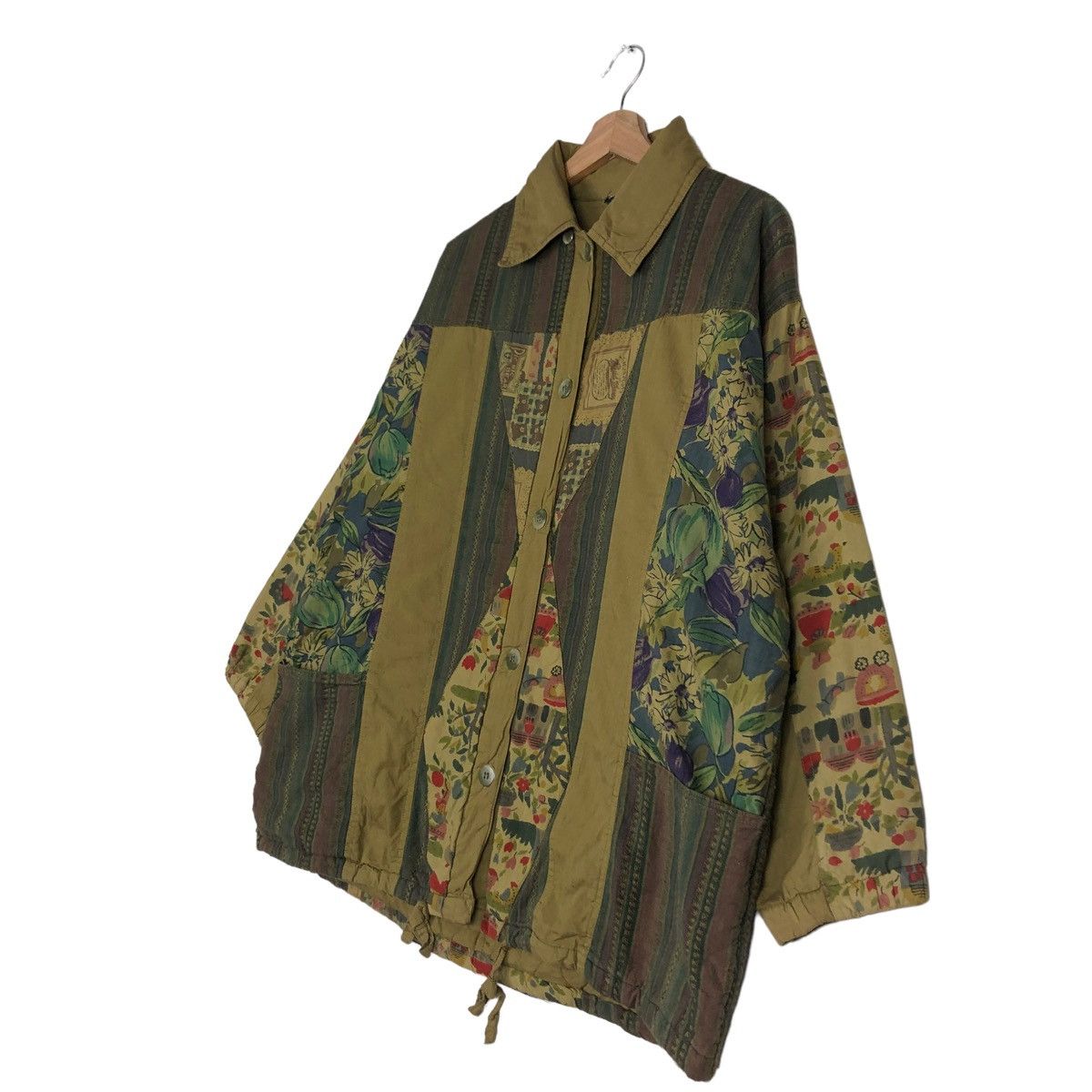 Japanese Brand × Vintage 🔥VINTAGE BUTTON JACKET OVERSIZED JAPAN INSPIRE KAPITAL Size US M / EU 48-50 / 2 - 2 Thumbnail