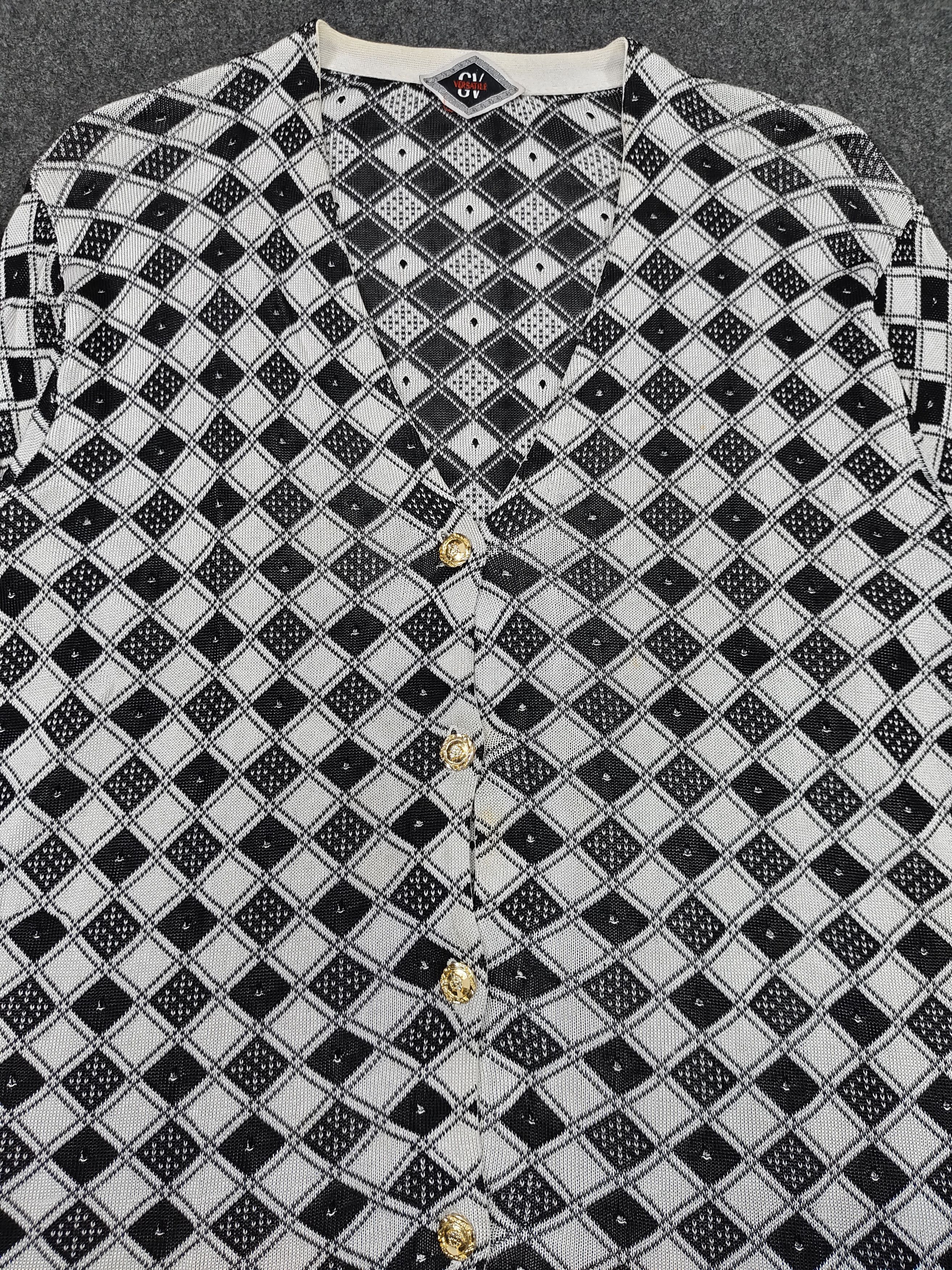 Versace ARCHIVED🇮🇹 Vtg 80s Gianni Versace Versatile Rayon Knitted Size L / US 10 / IT 46 - 6 Thumbnail