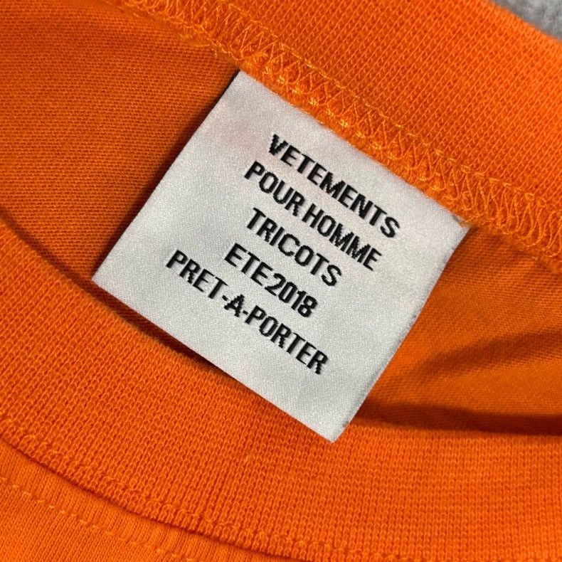 Vetements Vetements Orange staff 3M reflective workwear Size US L / EU 52-54 / 3 - 5 Thumbnail