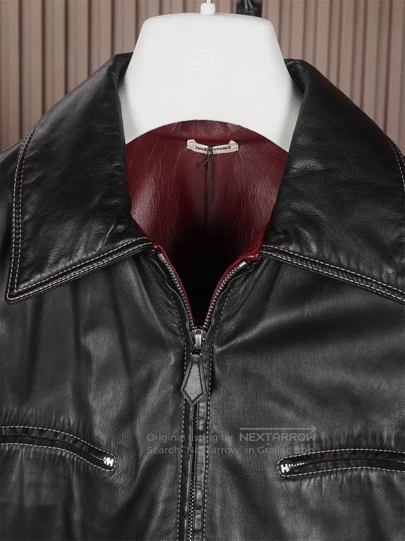 Hermes Hermes Men's Autumn/Winter Leather Jacket Size US S / EU 44-46 / 1 - 6 Thumbnail
