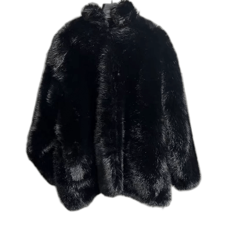 Balenciaga Balenciaga Black High Neck Casual Faux Fur Size US M / EU 48-50 / 2 - 1 Thumbnail