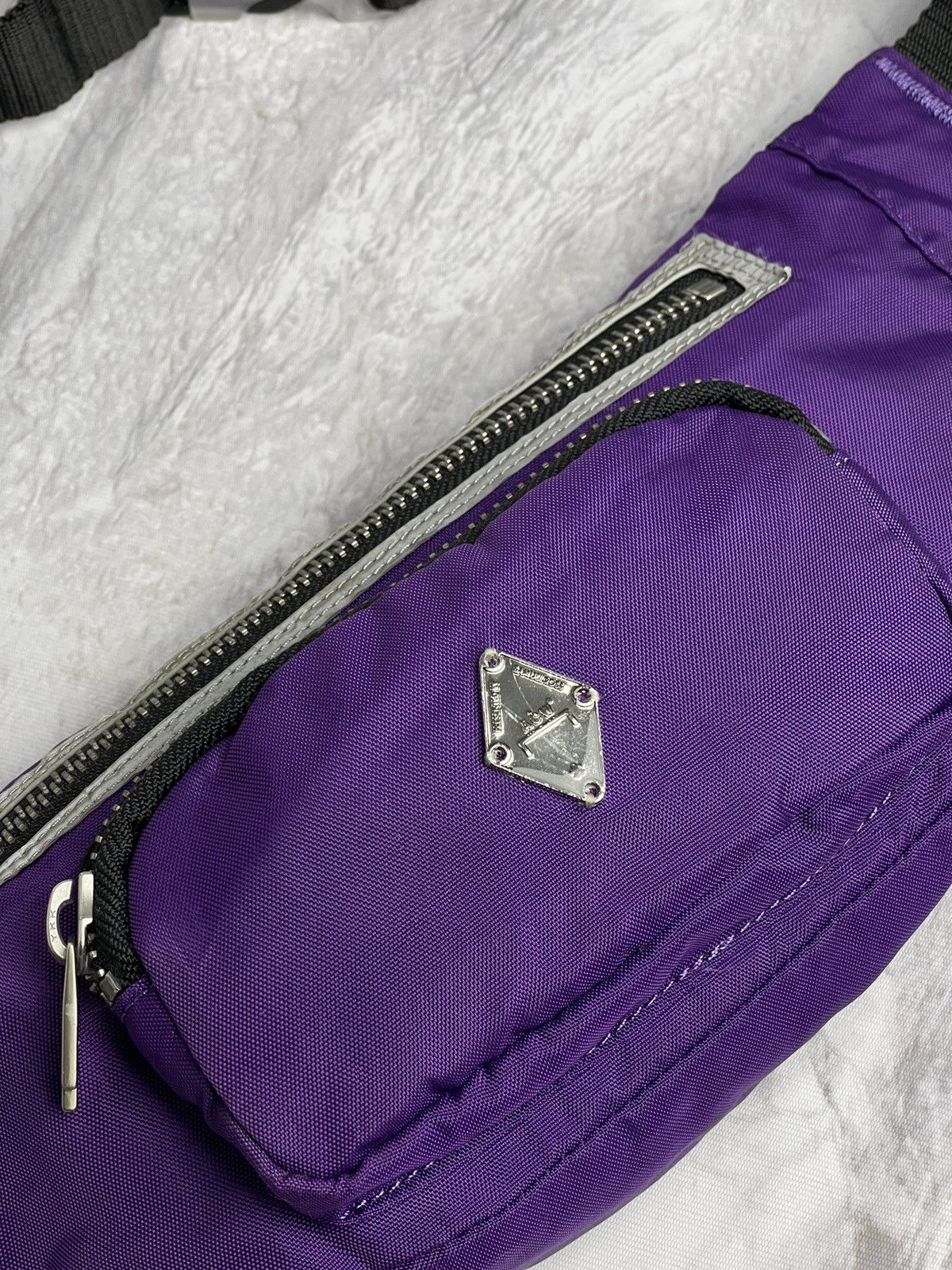 A-COLD-WALL* A-COLD-WALL* Logo Plaque Purple Crossbody Bag Size ONE SIZE - 10 Thumbnail