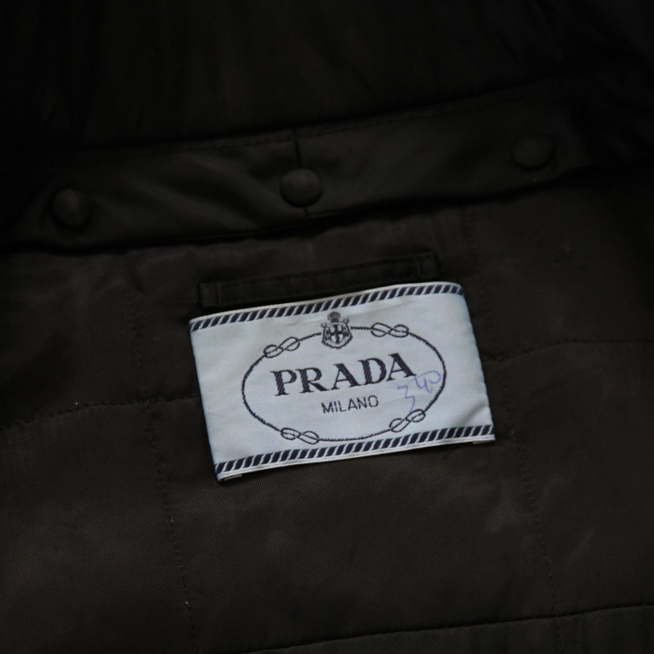 Prada 🔥F/W09 Prada Leather/Nylon Black Overcoat Size US XL / EU 56 / 4 - 9 Thumbnail