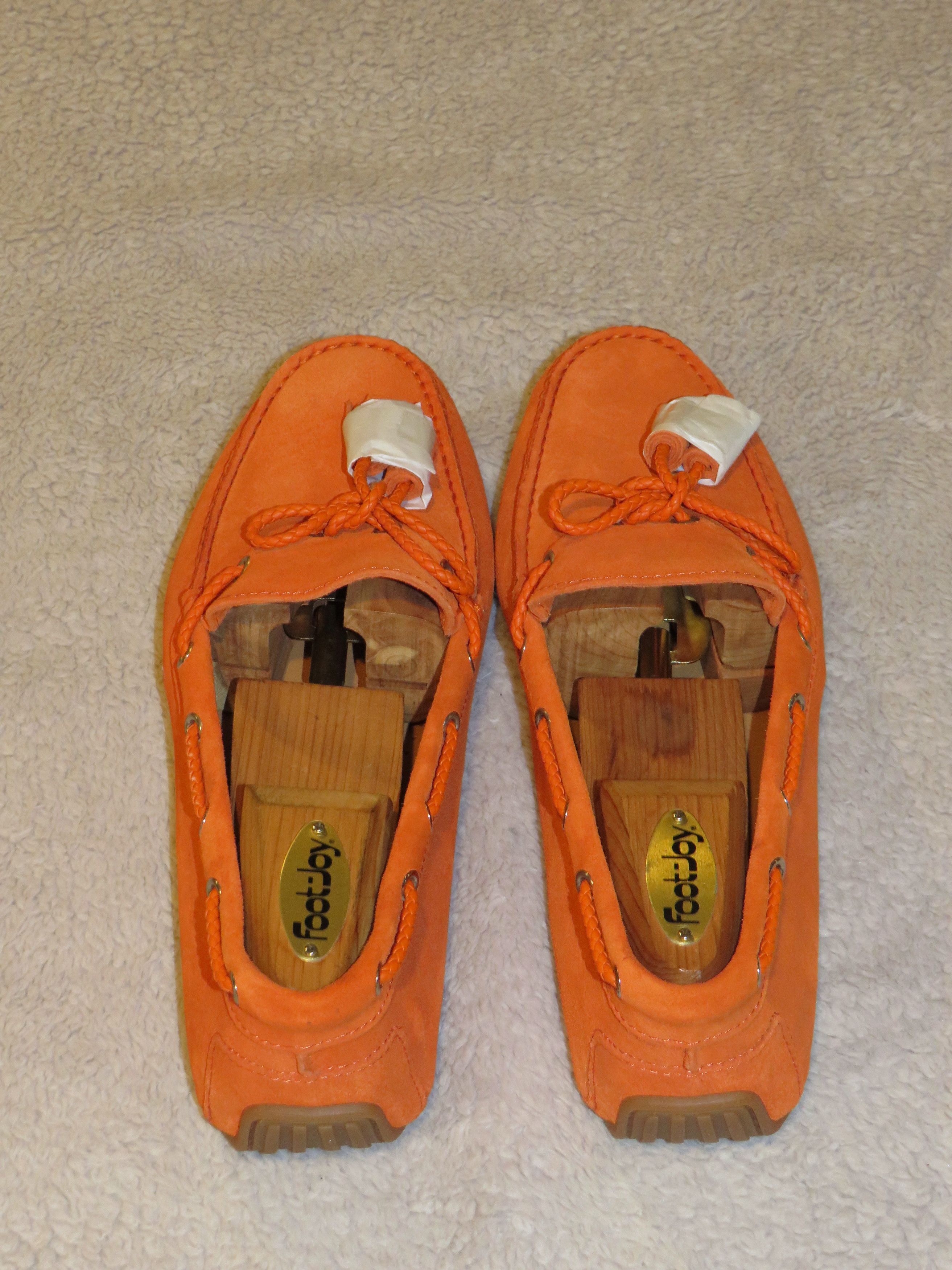 Ralph Lauren Purple Label Harold Orange Calf Skin Tassel Driving Loafers 8D NWB Size US 8 / EU 41 - 6 Thumbnail