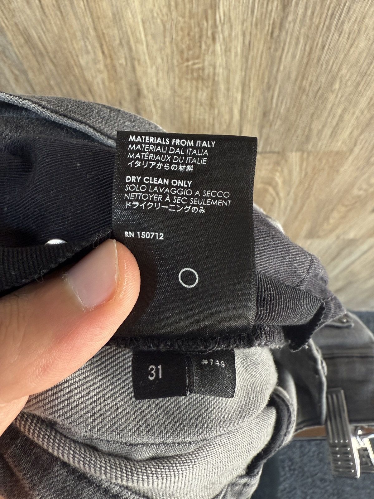 Amiri Amiri Grey Thrasher Jeans Size US 31 - 9 Thumbnail