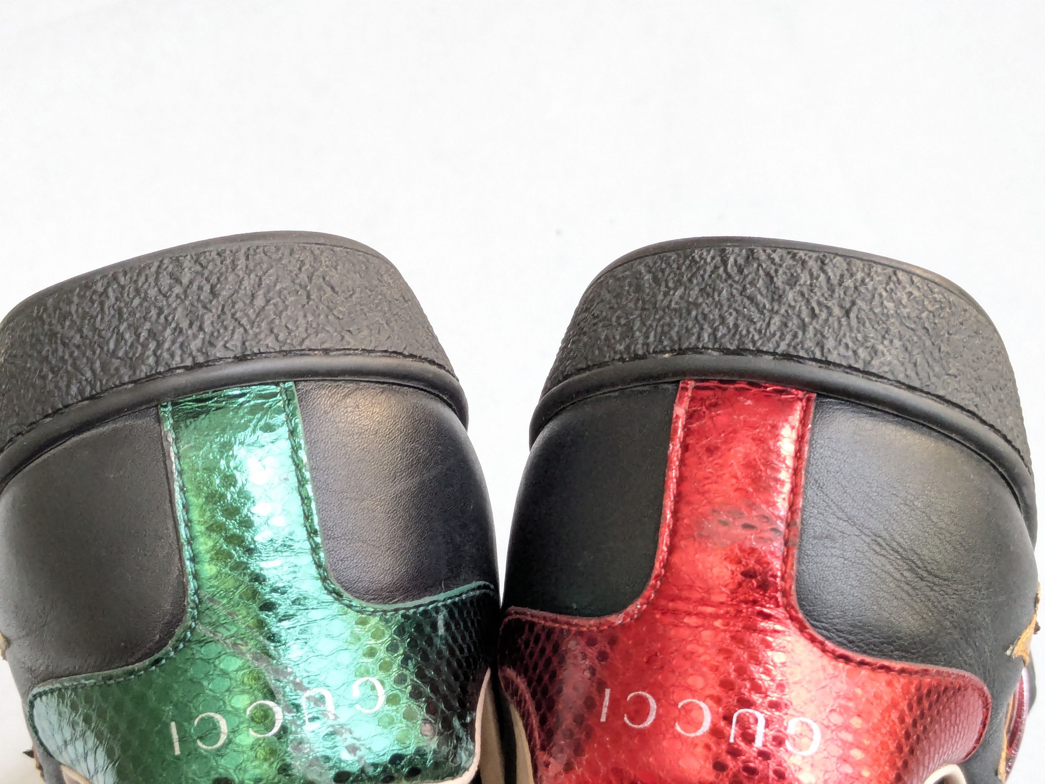 Gucci Gucci Ace Sneakers Black Flames 9 Leather Size US 9 / EU 42 - 14 Thumbnail