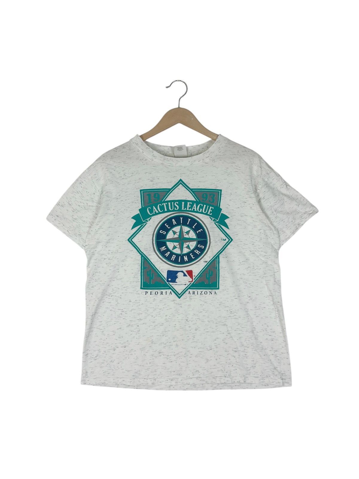 MLB × Vintage Vintage 90s Seattle Mariners Cactus League T-Shirt 1993/MLB Size US L / EU 52-54 / 3 - 1 Thumbnail